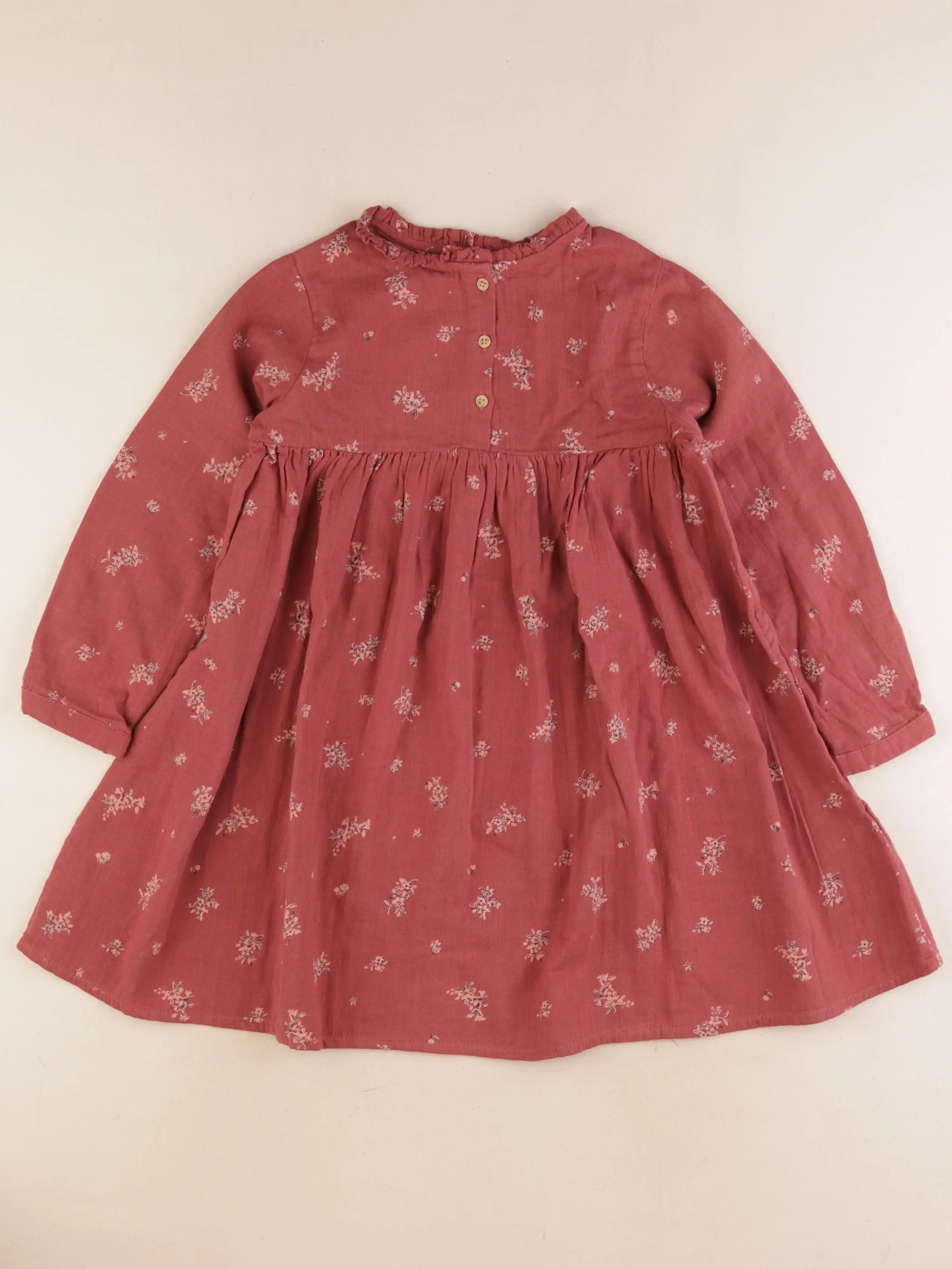 Vertbaudet - robe rose - 6 ans