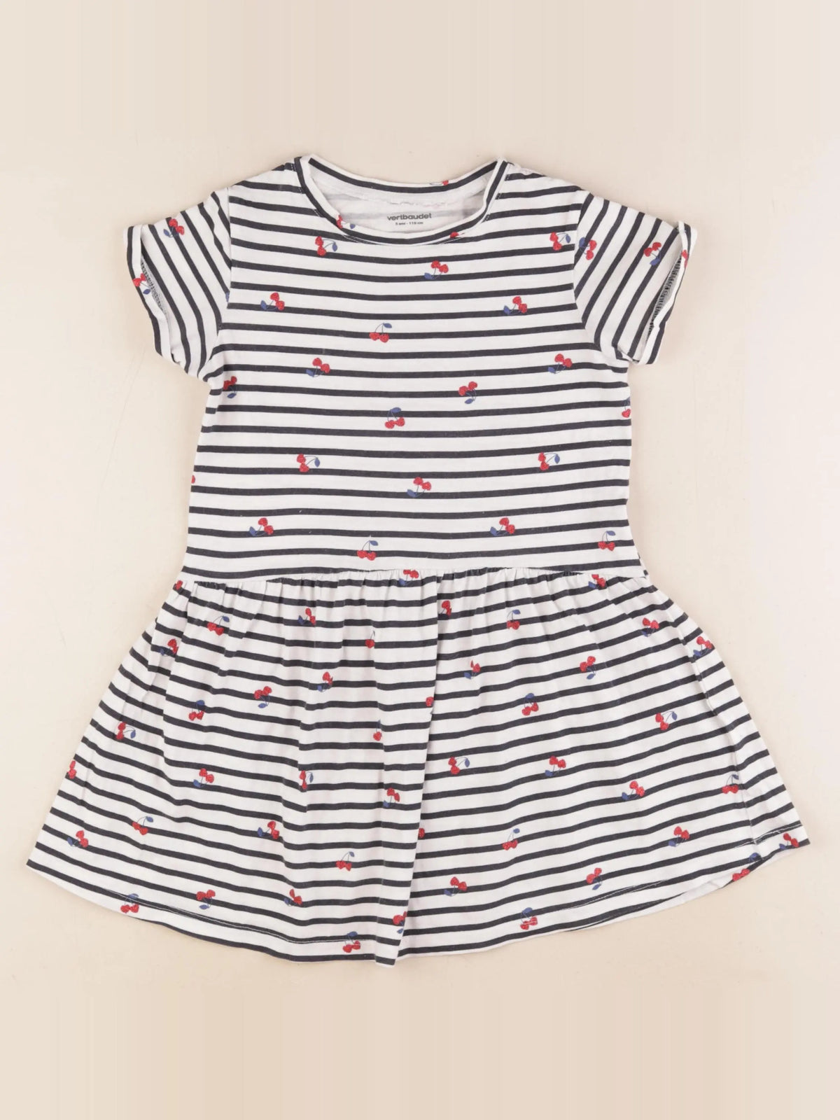 Vertbaudet - robe multicolore - 5 ans