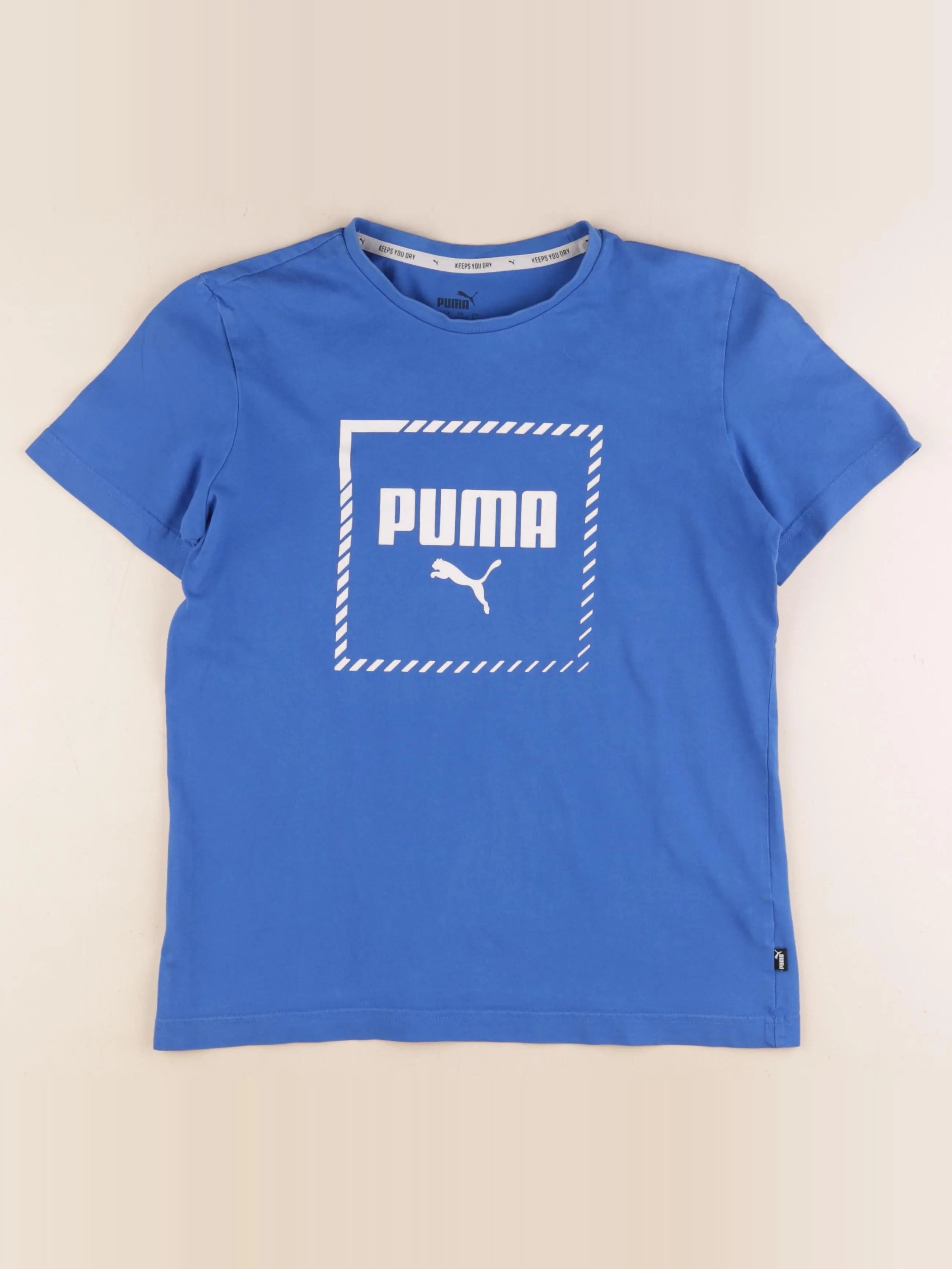 Puma - tee-shirt bleu - 13/14 ans