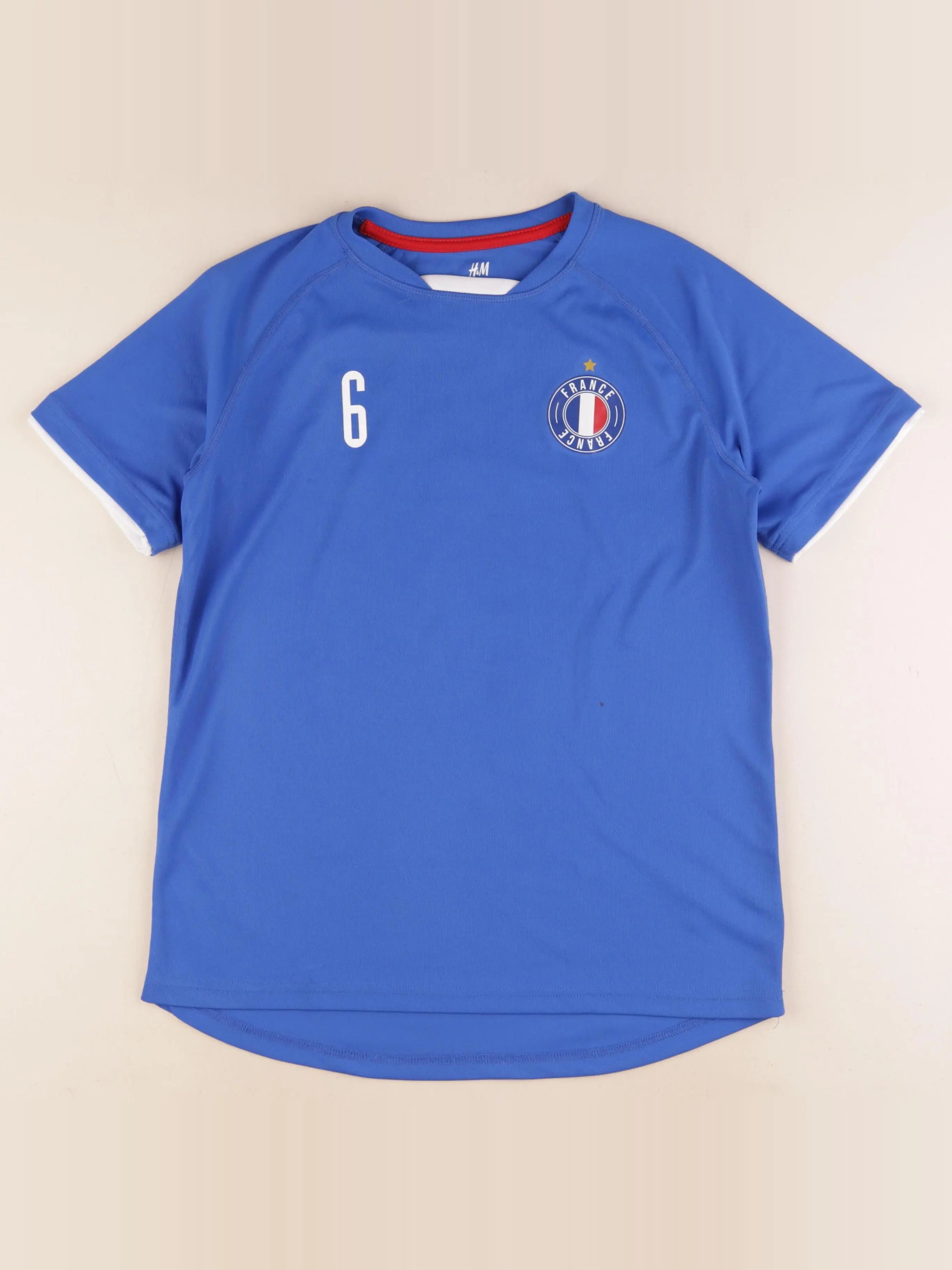 H&M - tee-shirt imprimé au dos bleu - 12/14 ans