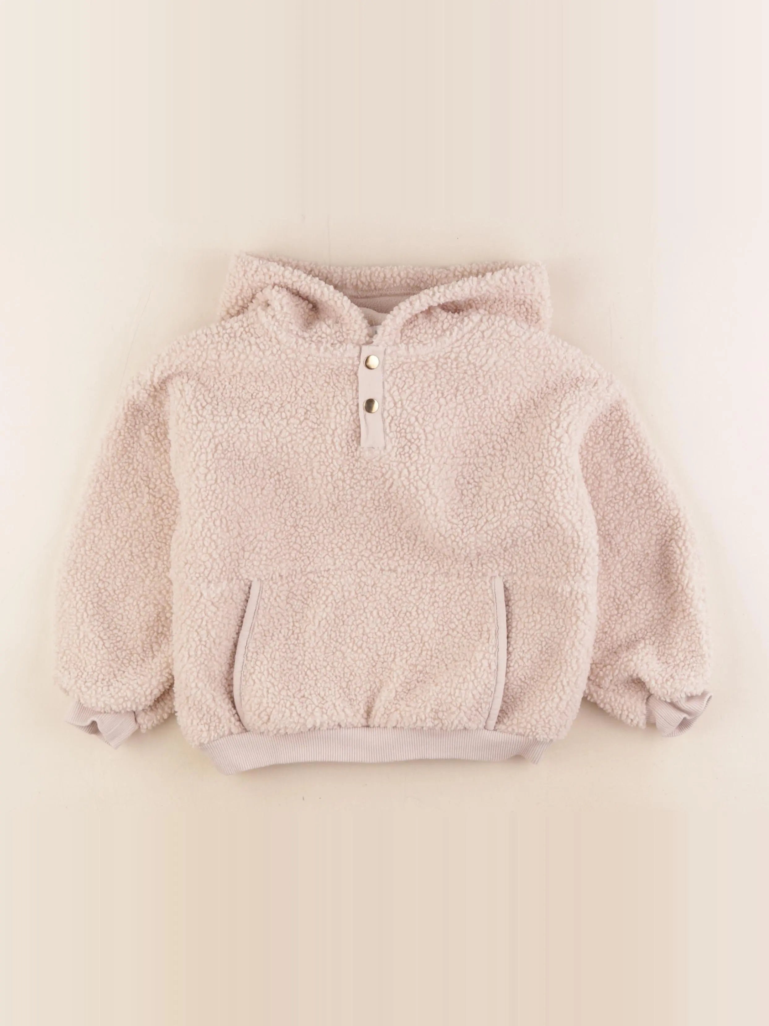 Vertbaudet - polaire beige - 6 ans