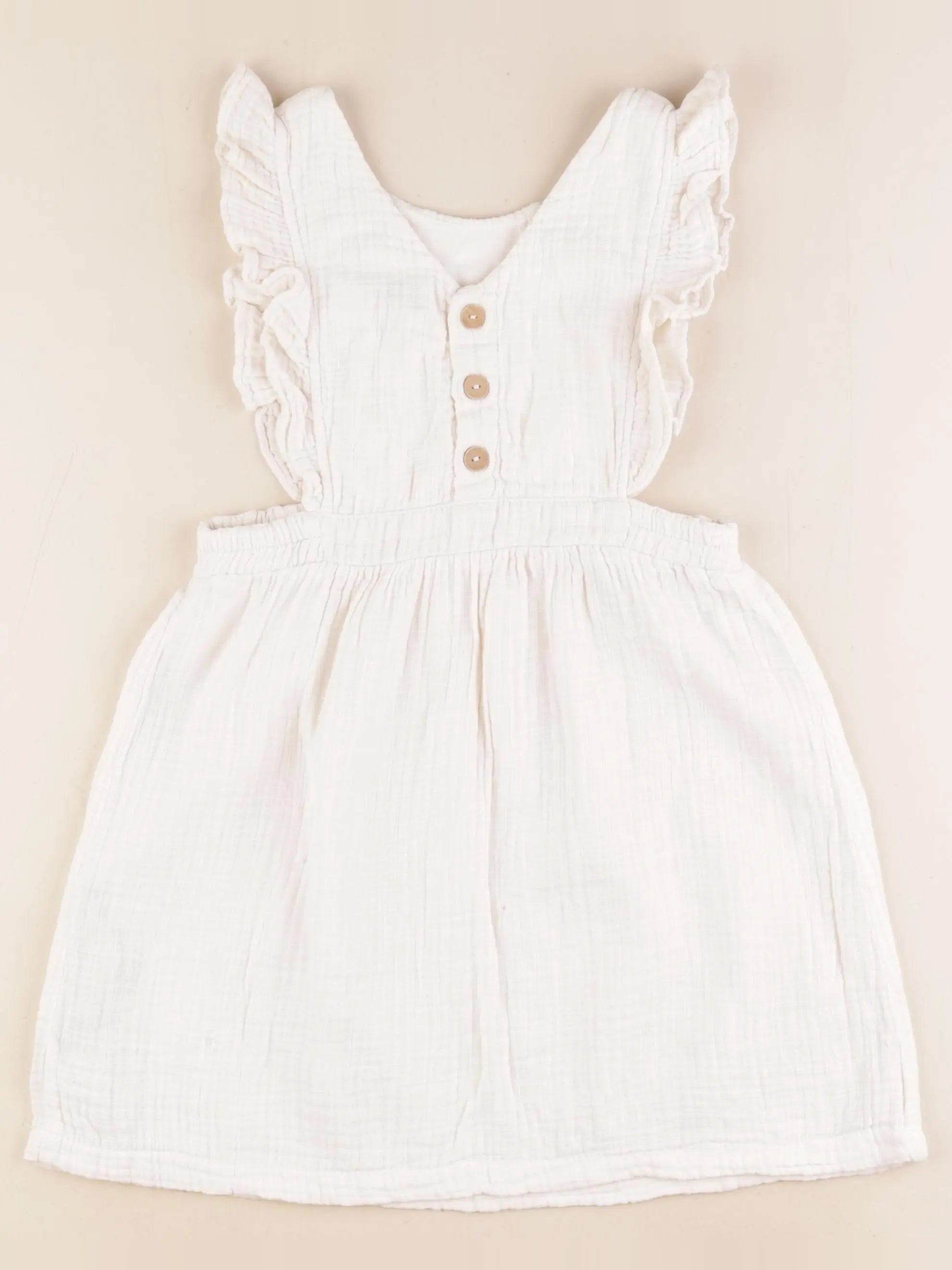 Zara - robe blanc - 5/6 ans