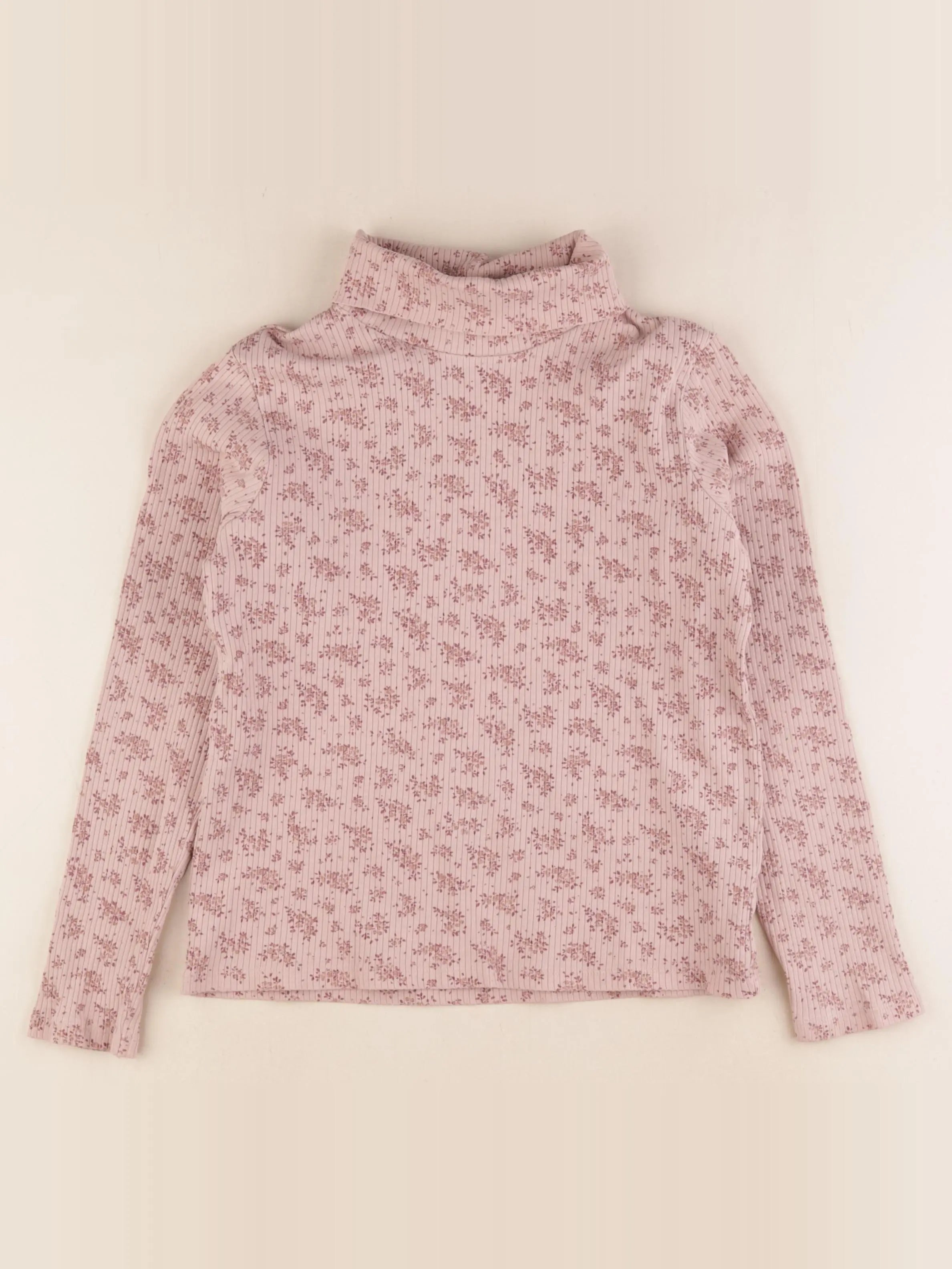 Vertbaudet - sous-pull rose - 10 ans