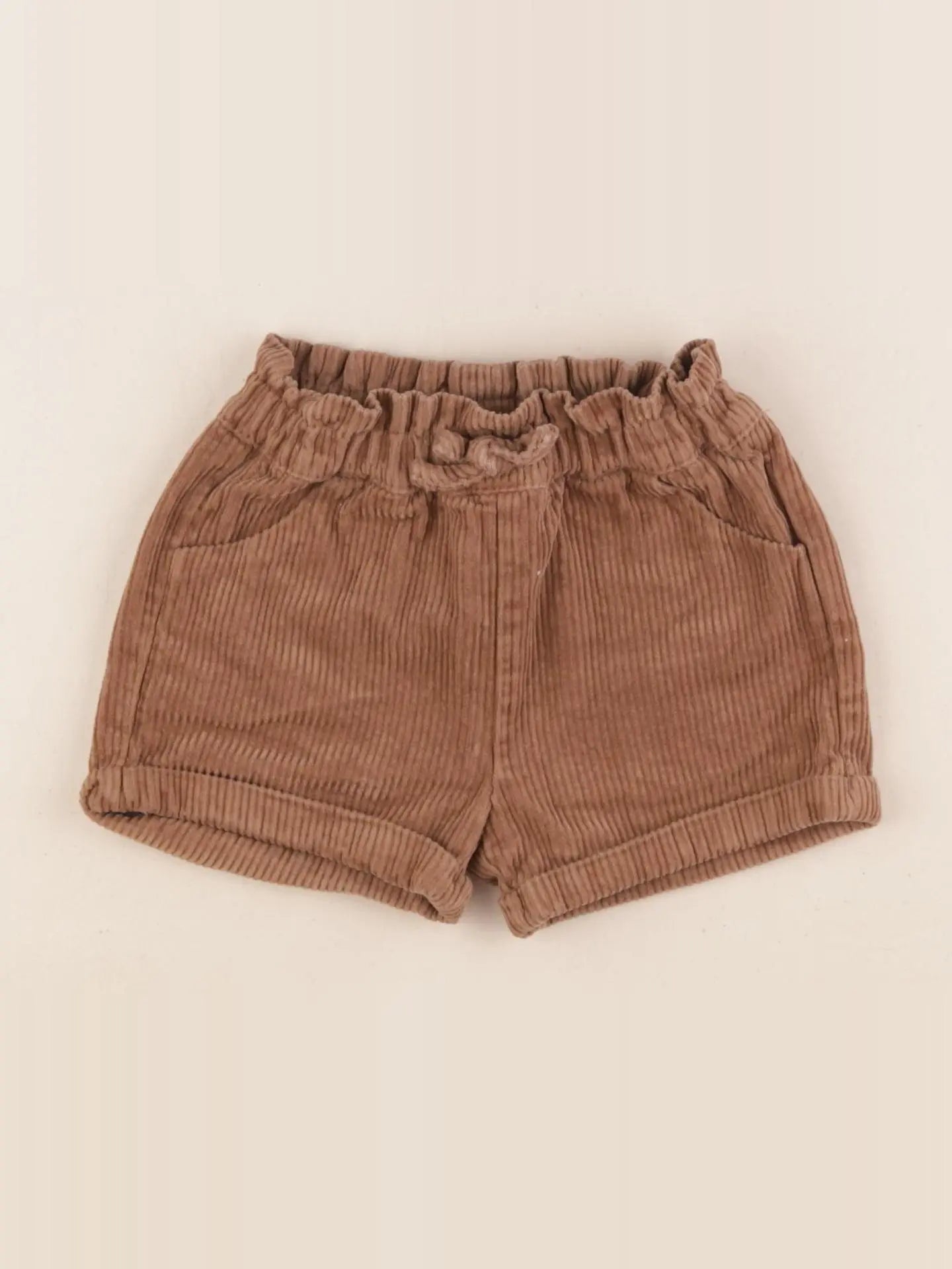 Vertbaudet - short marron - 9 mois