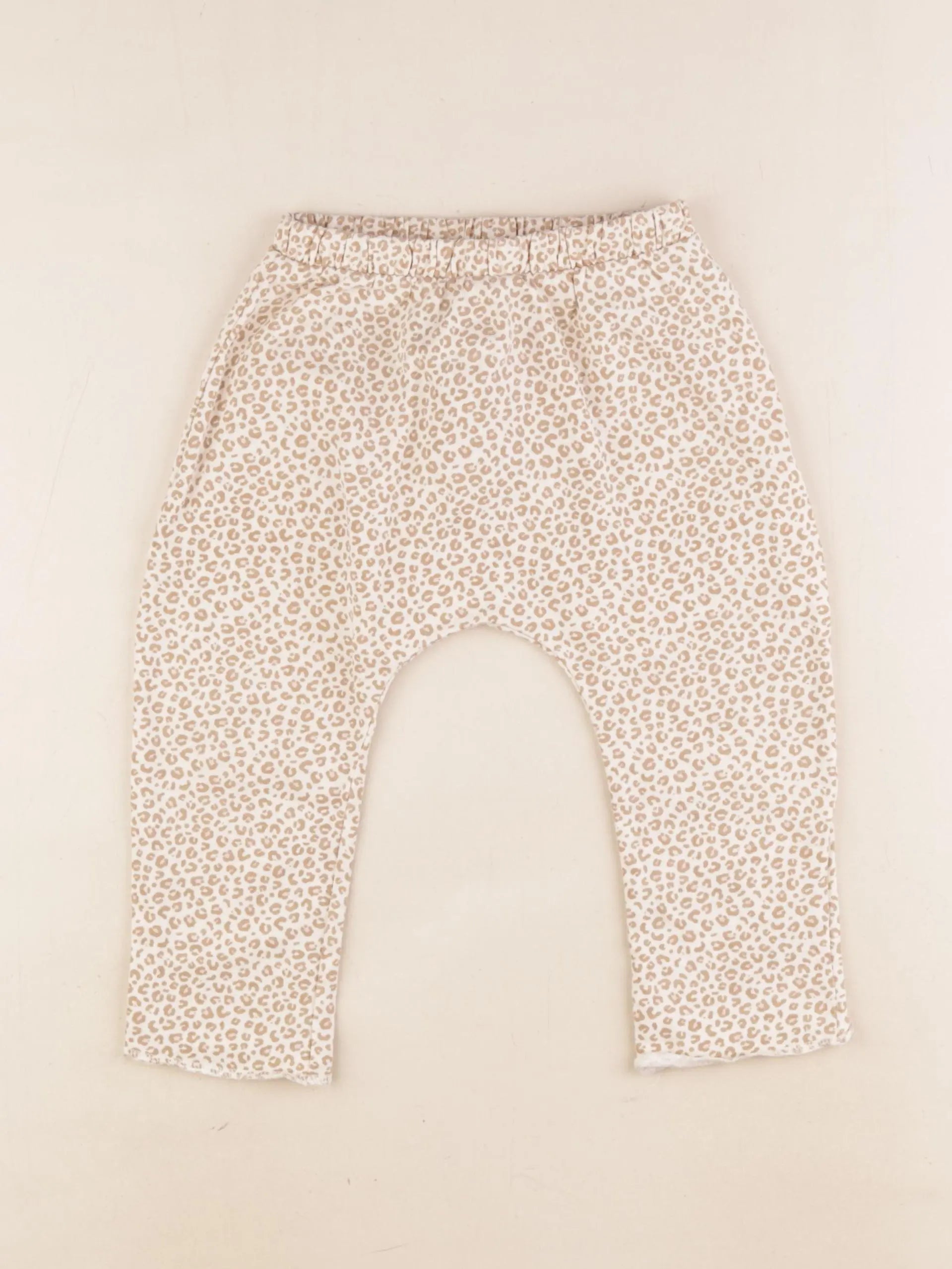 Vertbaudet - sarouel beige, marron - 18 mois