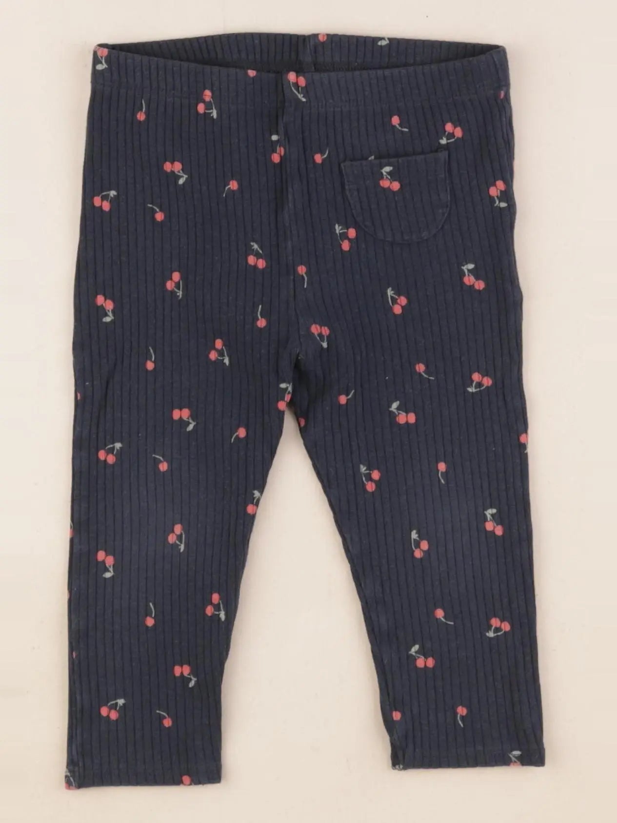 Vertbaudet - legging bleu - 18 mois