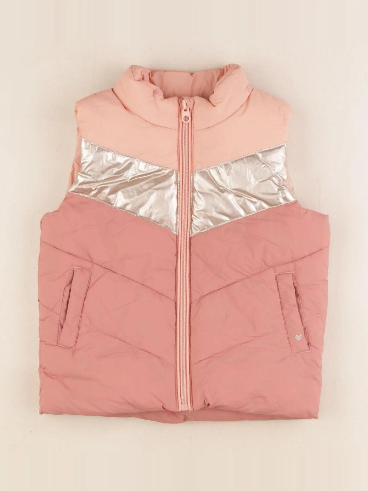 Vertbaudet - doudoune rose - 4 ans