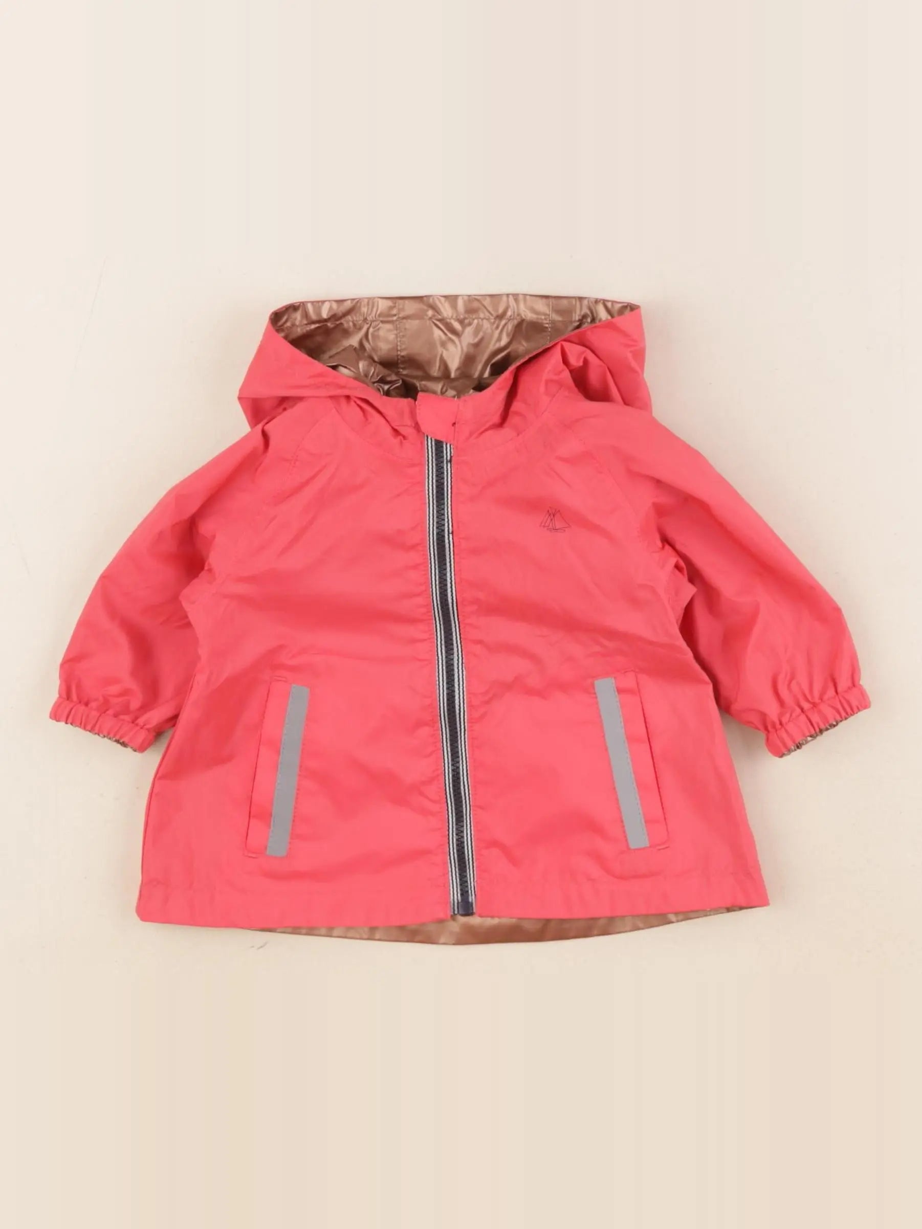 Petit Bateau - imperméable or - 3 mois