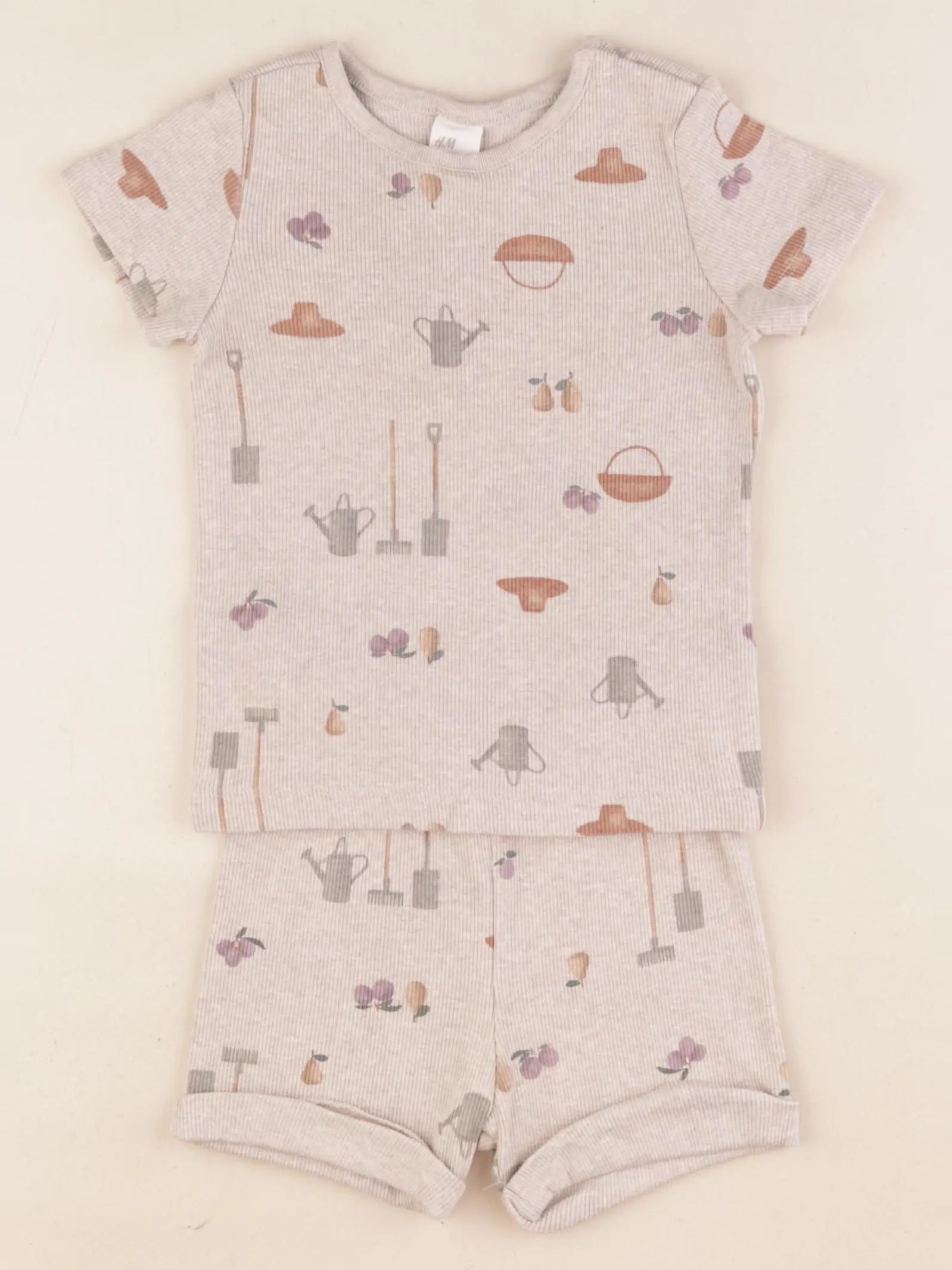 H&M - ensemble multicolore - 12/18 mois