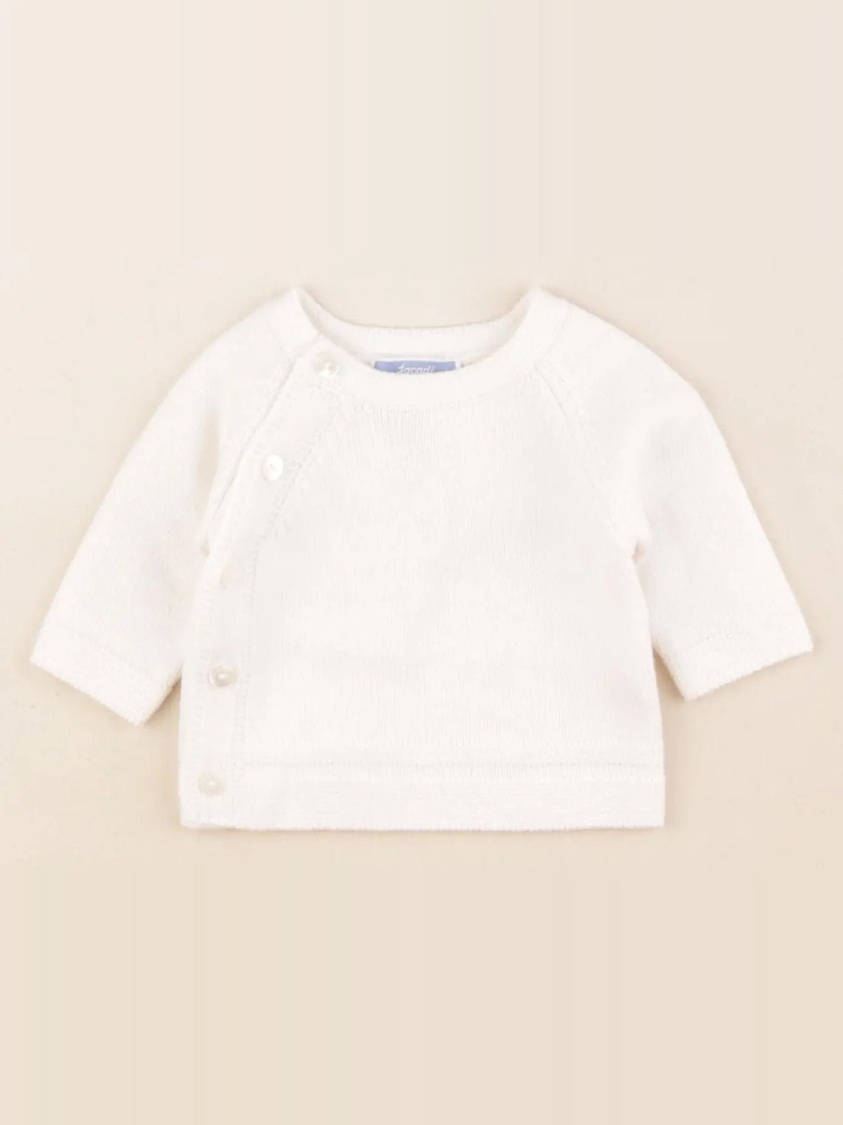 Jacadi - gilet blanc - 0 mois
