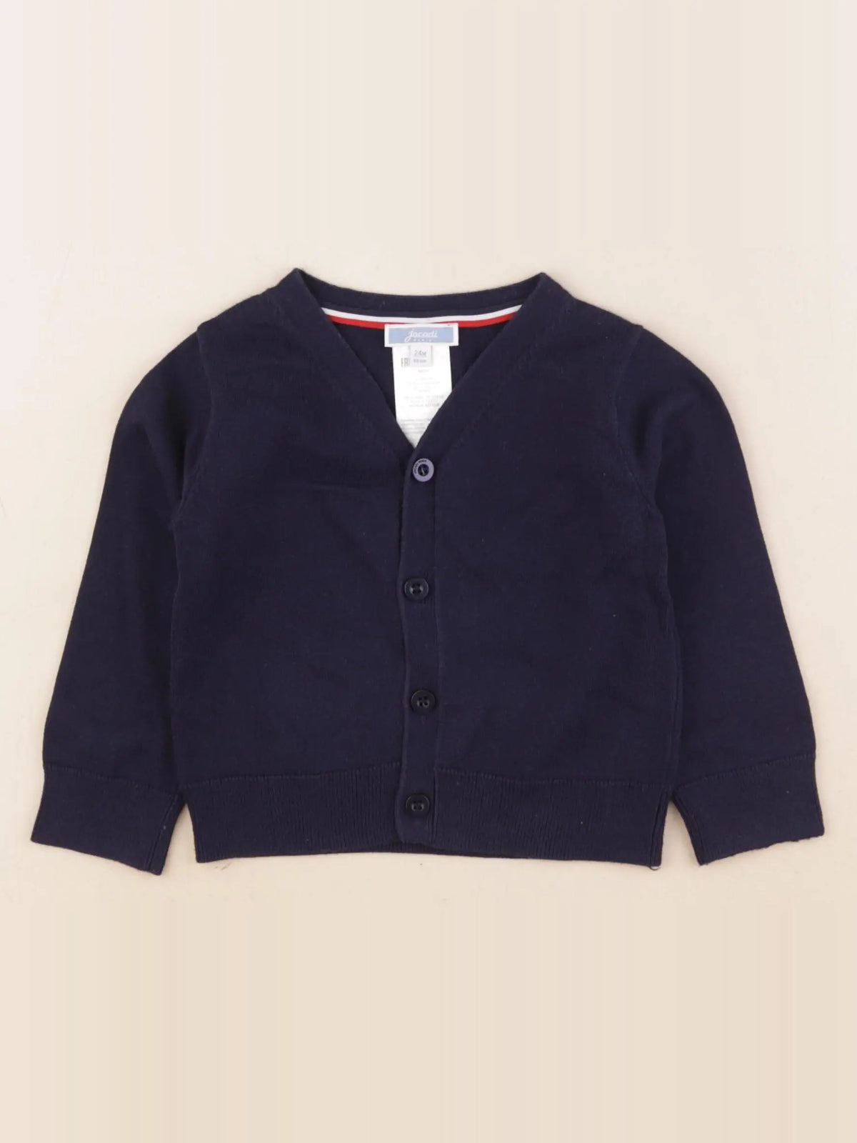 Jacadi - gilet bleu - 24 mois