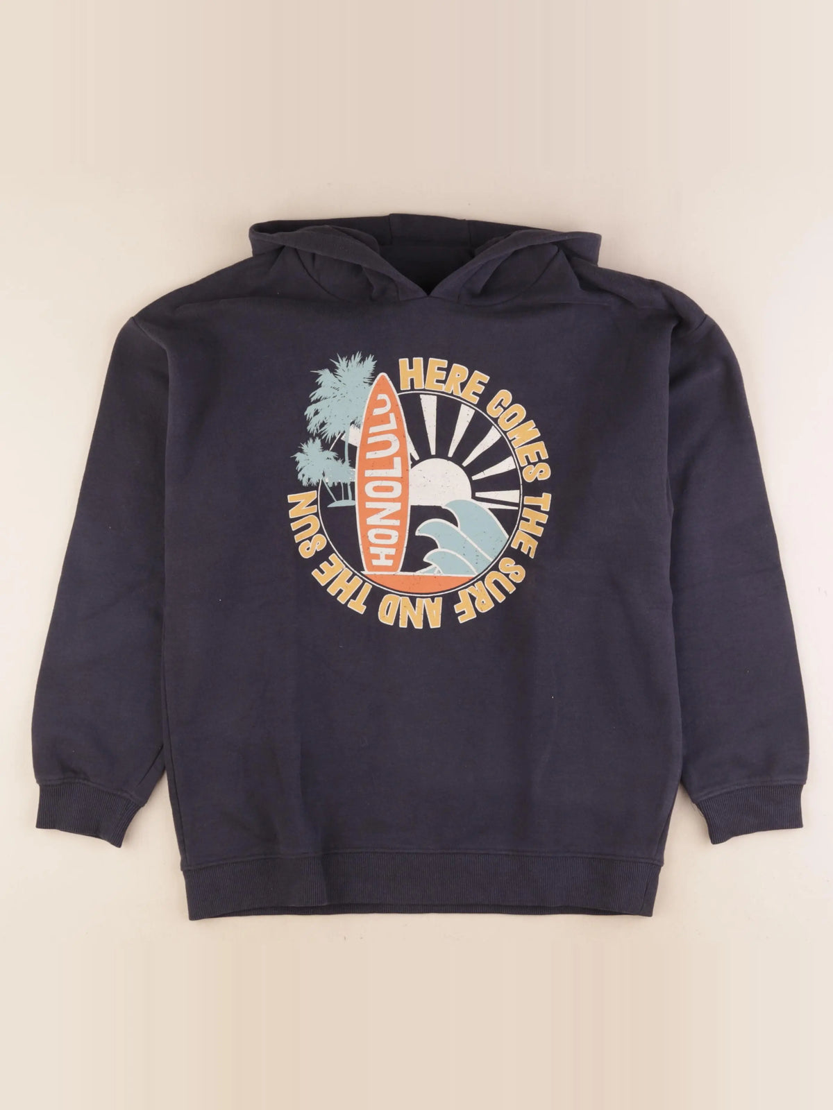 Vertbaudet - sweat bleu - 12 ans