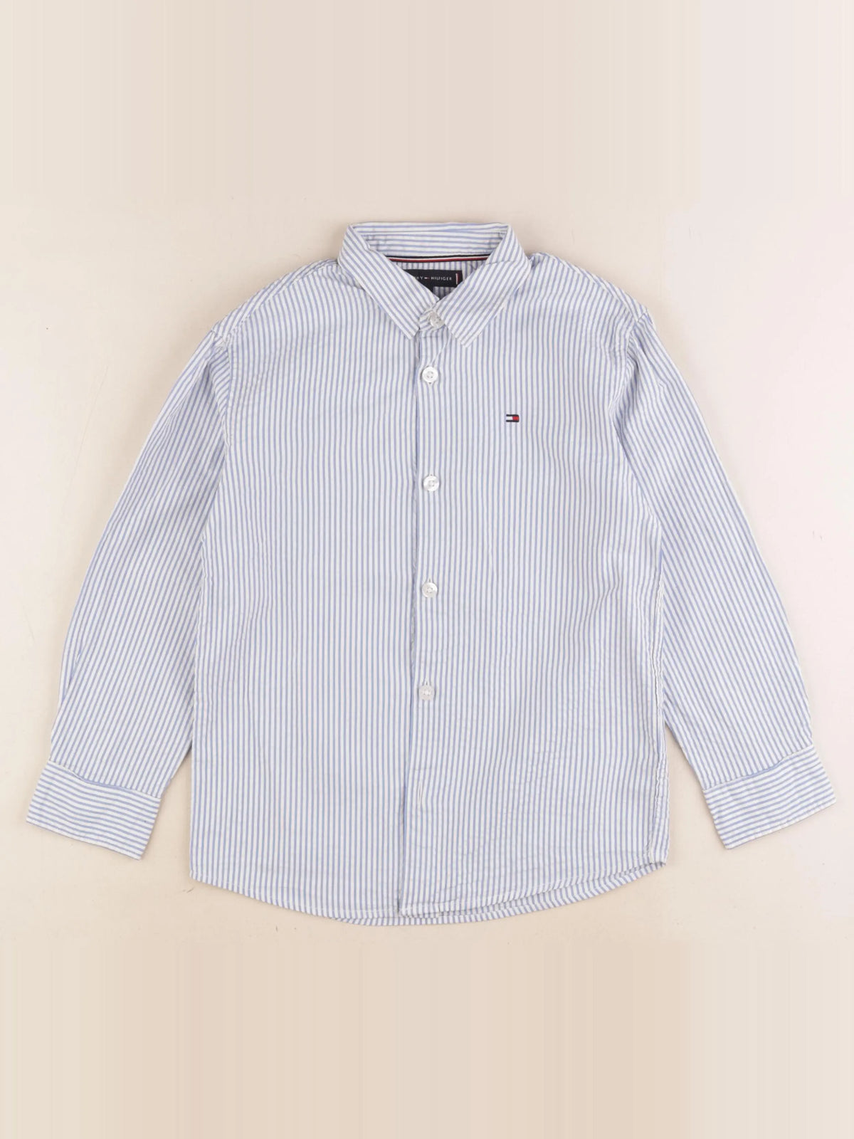Tommy Hilfiger - chemise bleu - 6 ans