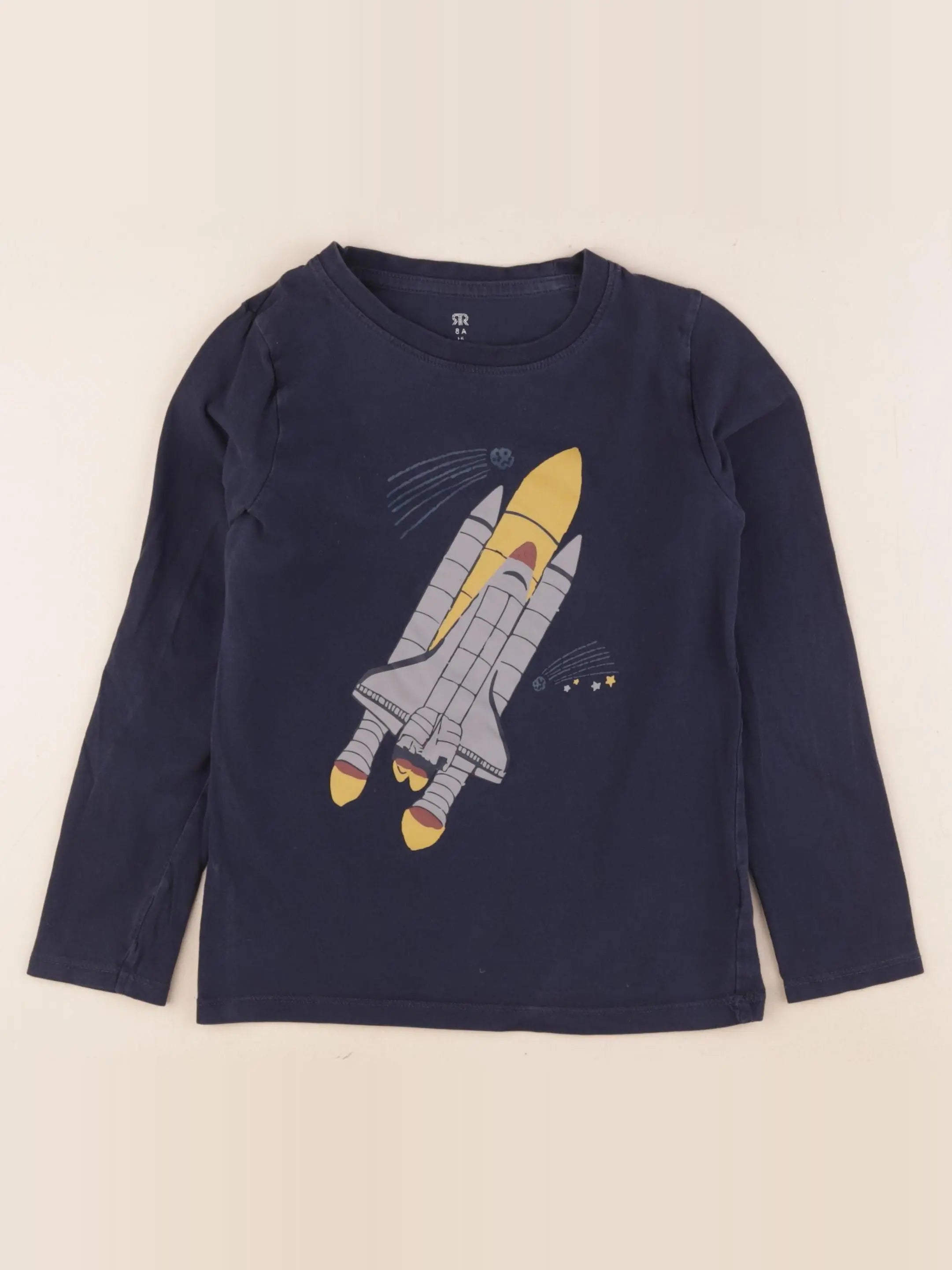 La Redoute - tee-shirt bleu - 8 ans