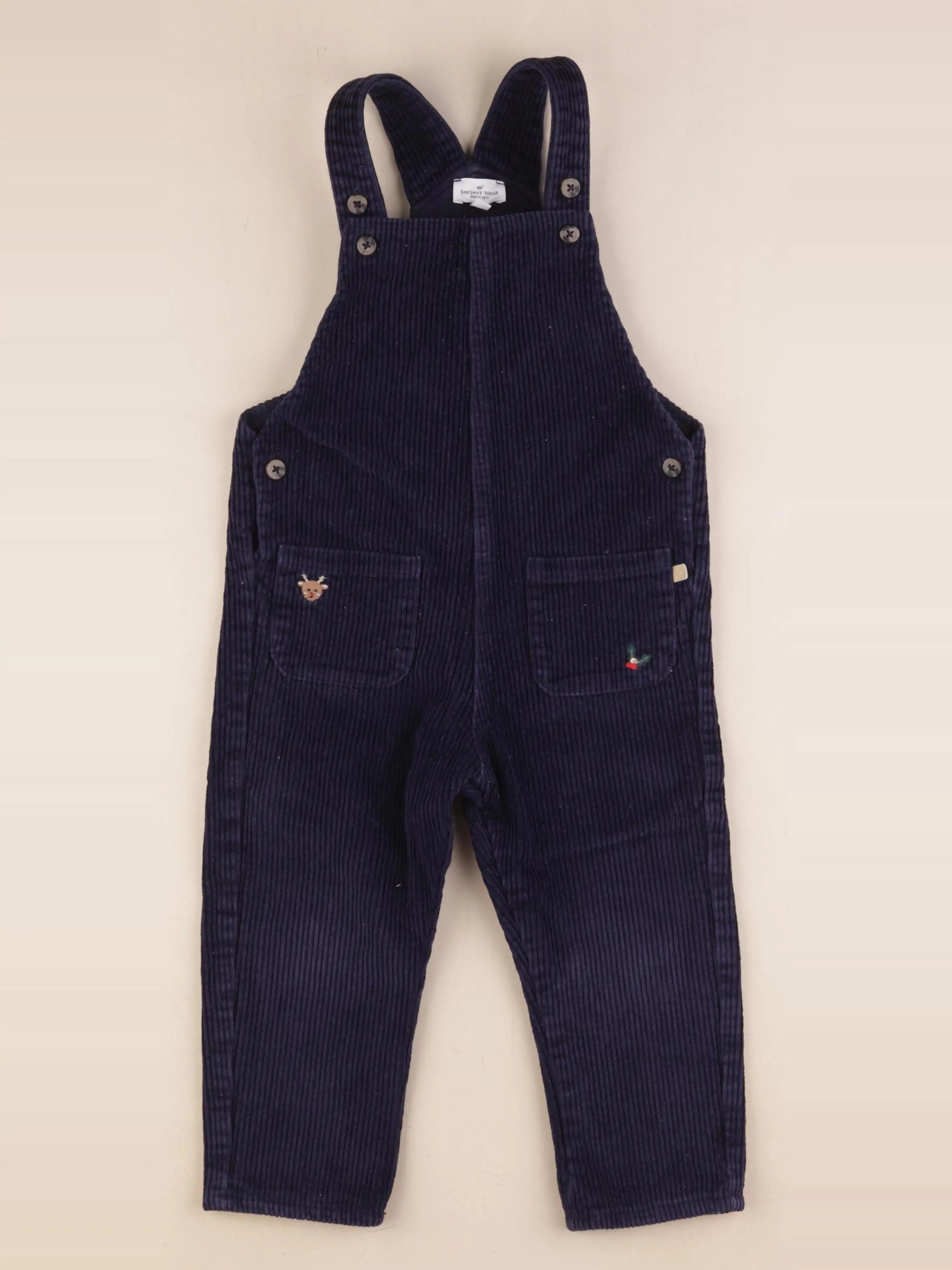Sergent Major - salopette bleu - 36 mois