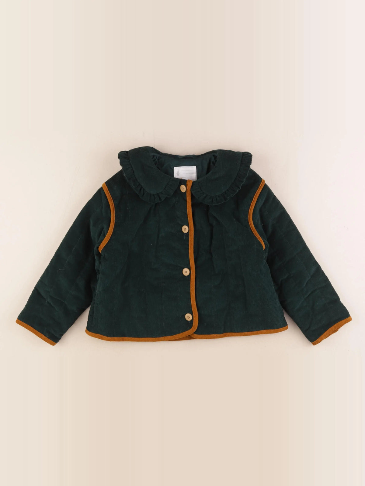 Vertbaudet - veste vert - 5 ans