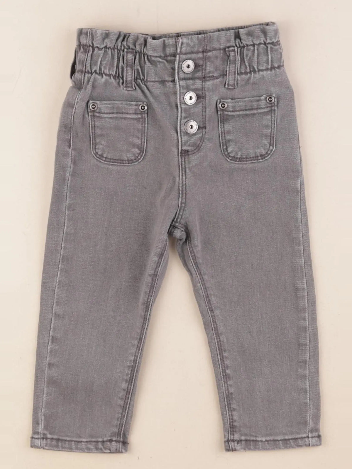 Vertbaudet - jean gris - 2 ans