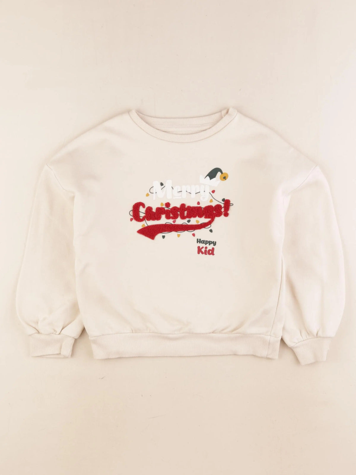 Vertbaudet - sweat multicolore - 6 ans