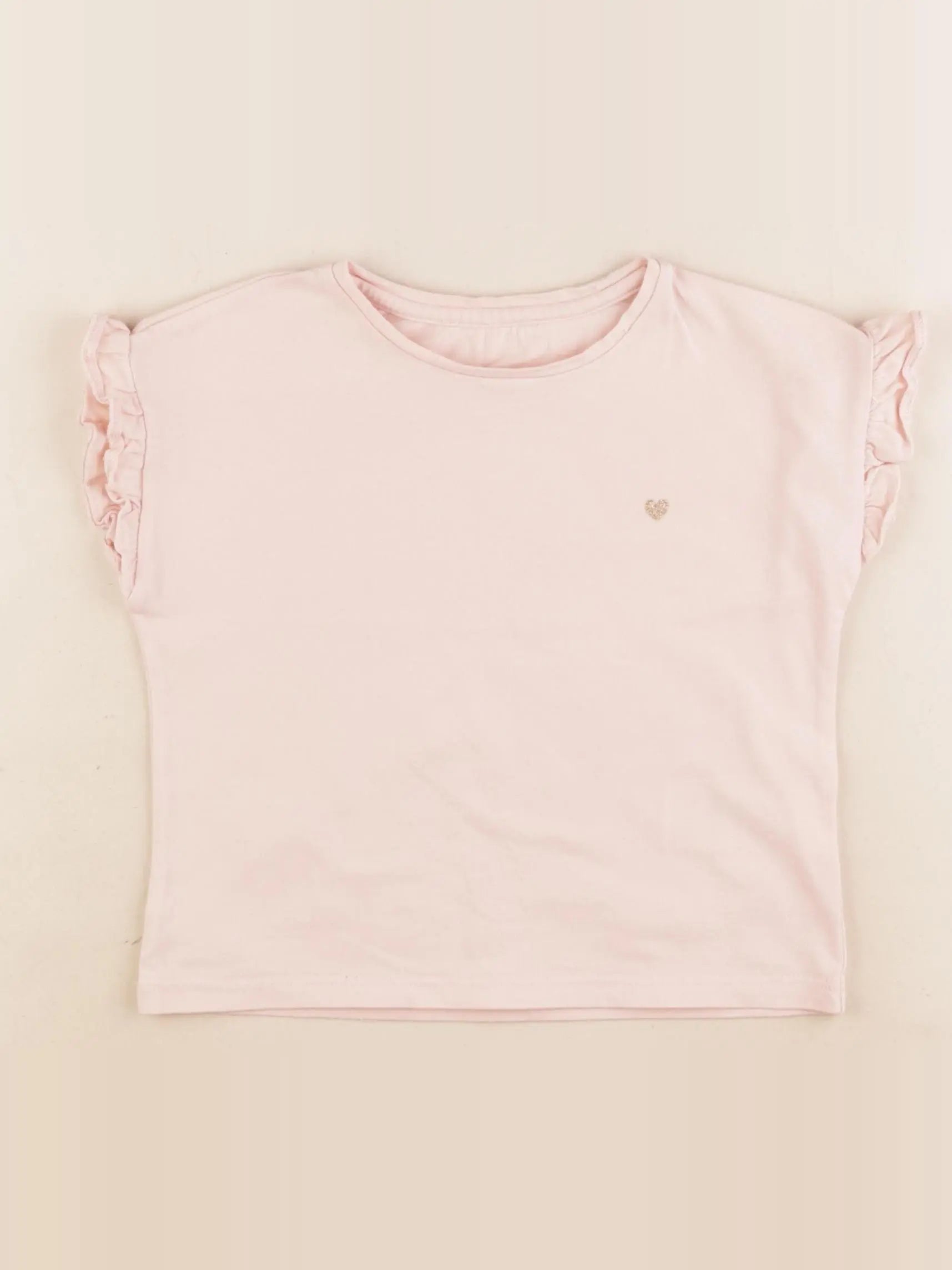 Vertbaudet - tee-shirt rose - 4 ans