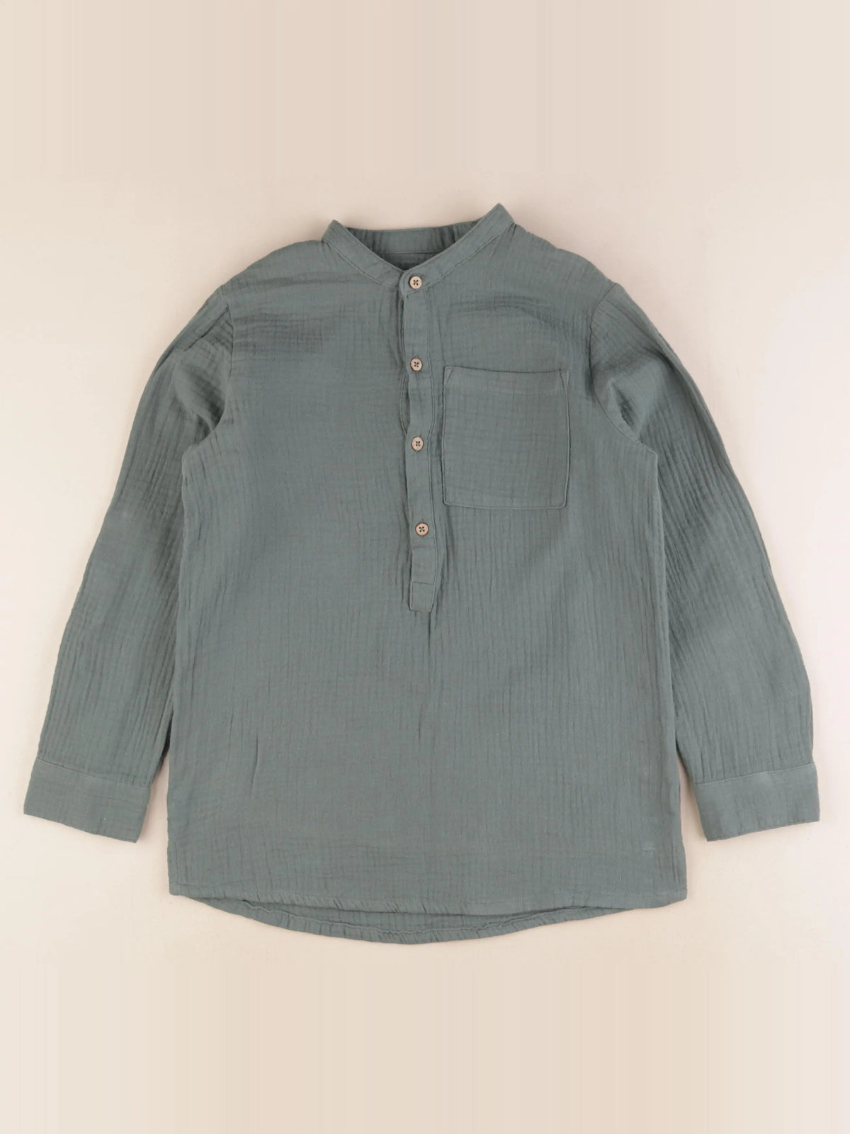 Vertbaudet - chemise vert - 10 ans