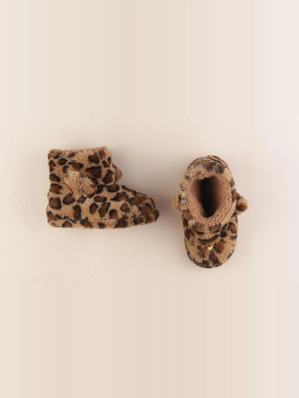 Vertbaudet - chaussons marron, noir - pointure 26/27
