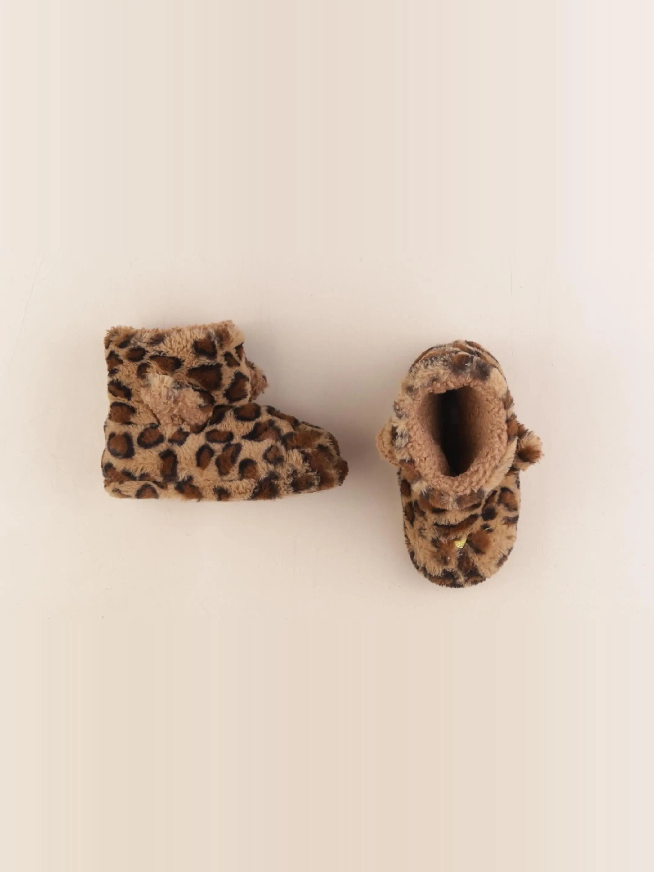 Vertbaudet - chaussons marron, noir - pointure 26/27