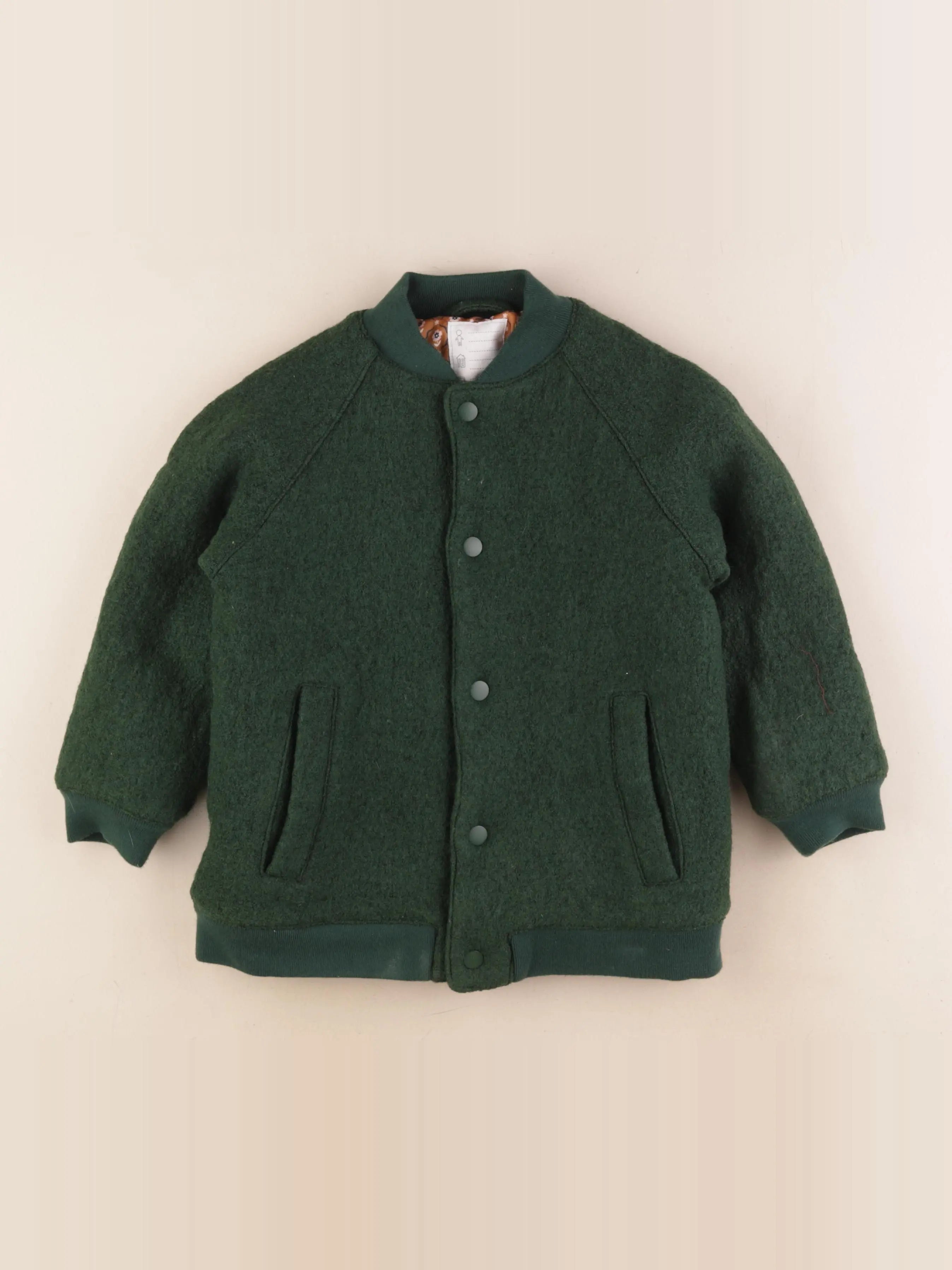 Vertbaudet - veste vert - 8 ans