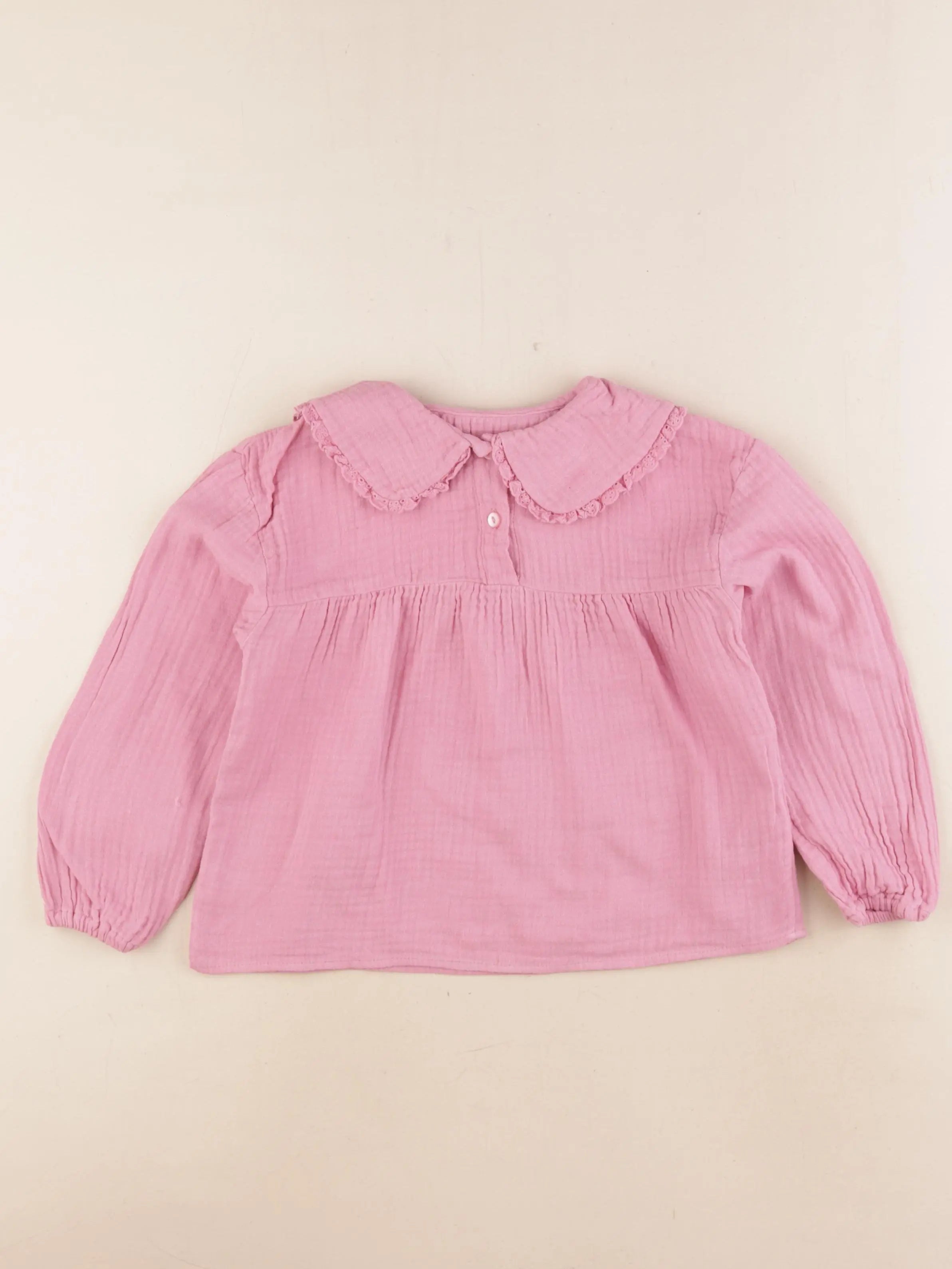 Vertbaudet - blouse rose - 5 ans