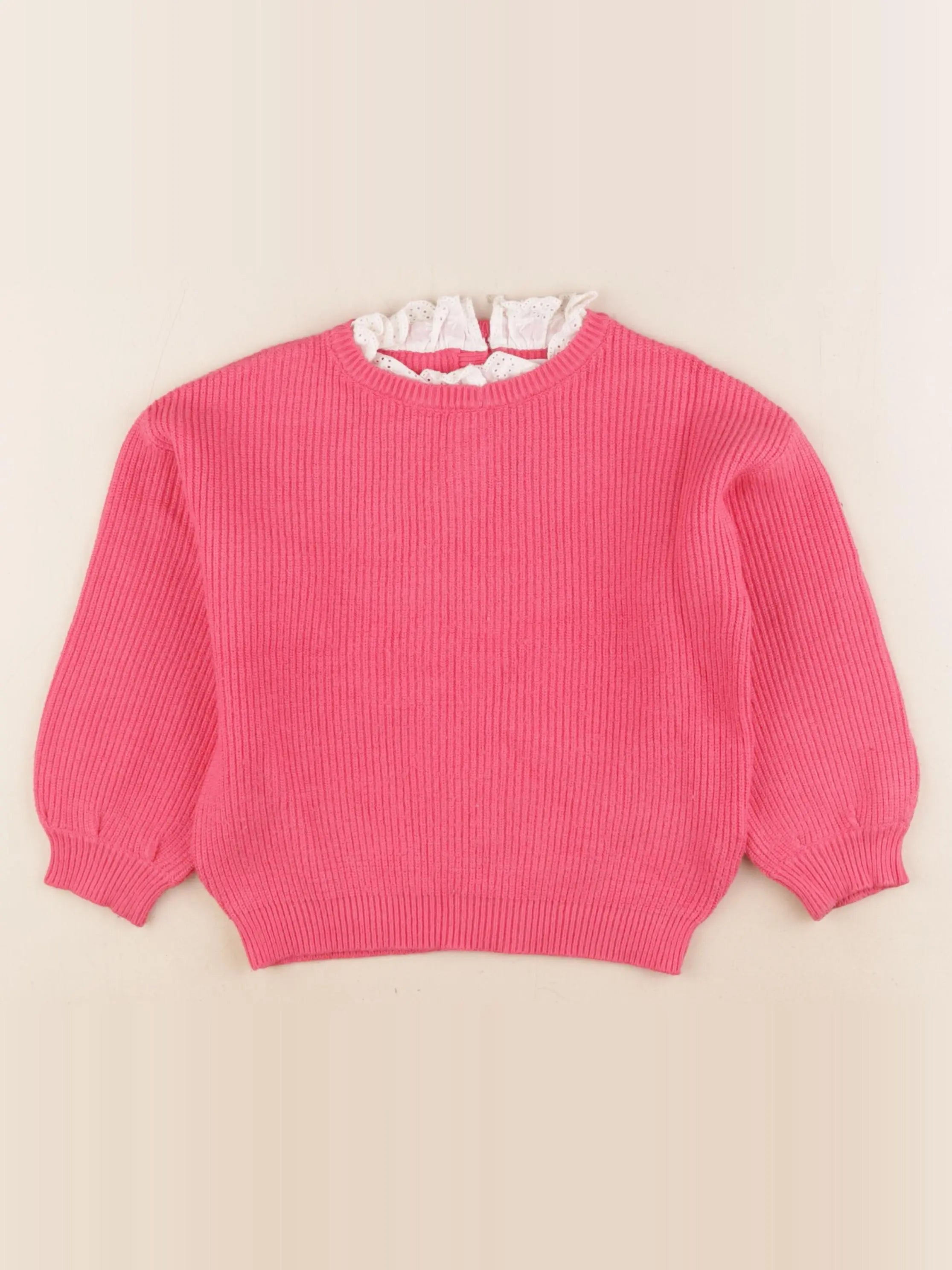 Vertbaudet - pull rose - 5 ans