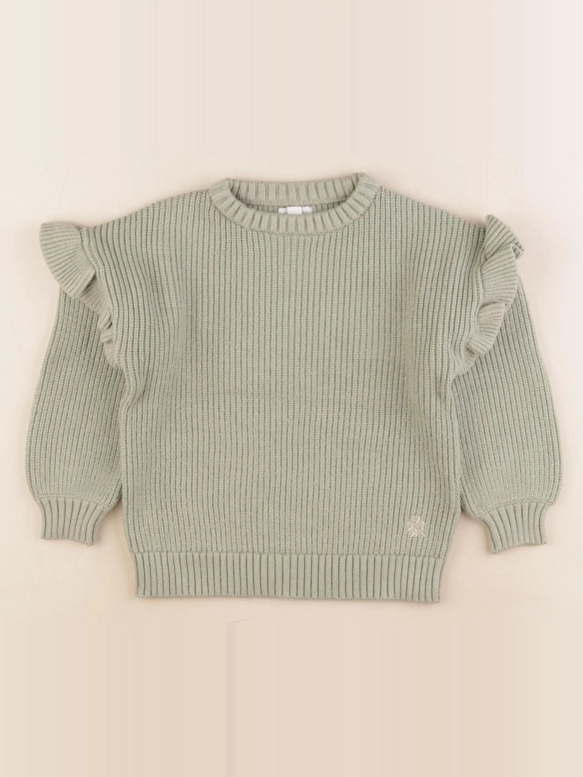 Vertbaudet - pull vert - 5 ans