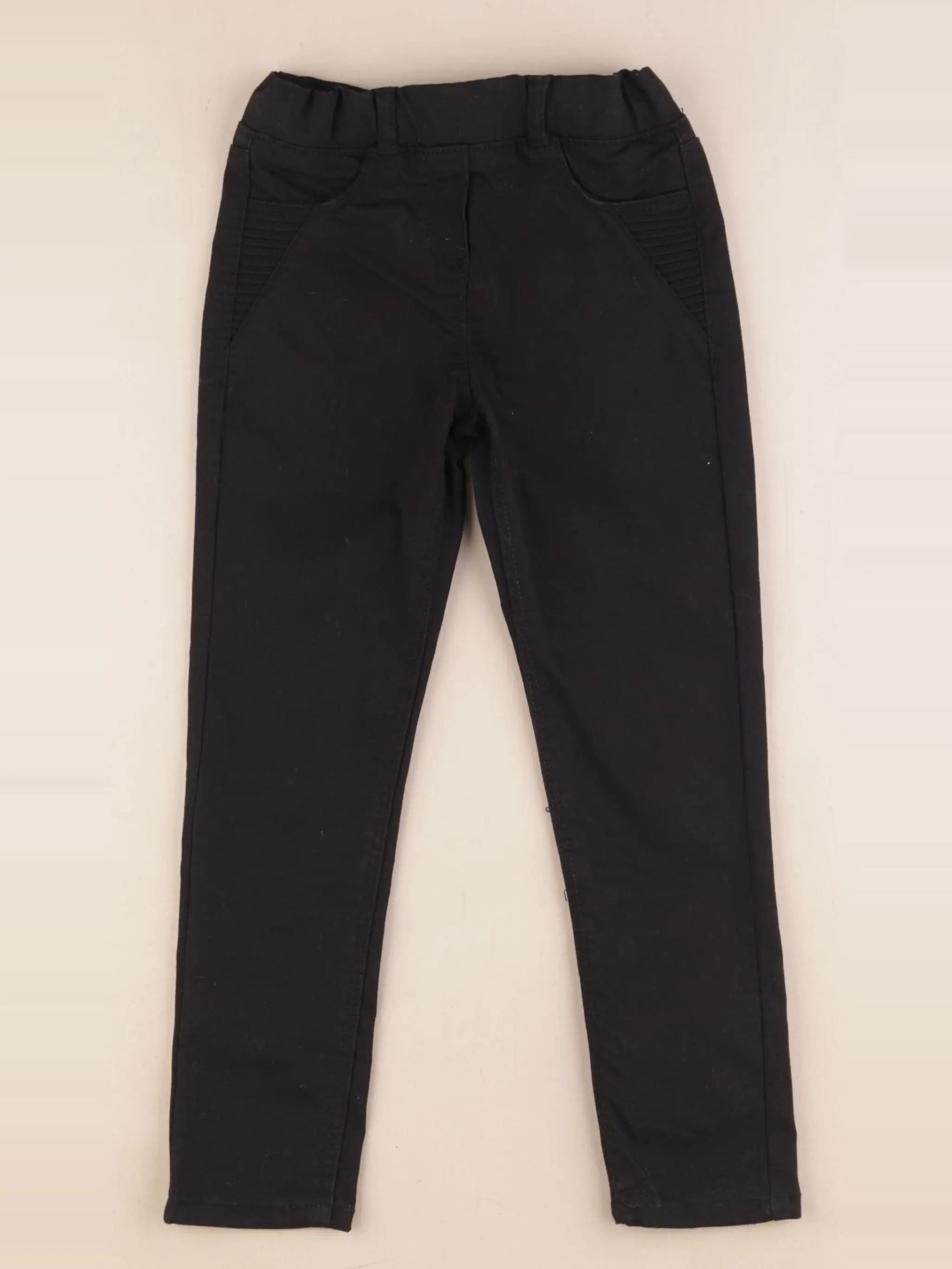 Vertbaudet - jegging noir - 6 ans