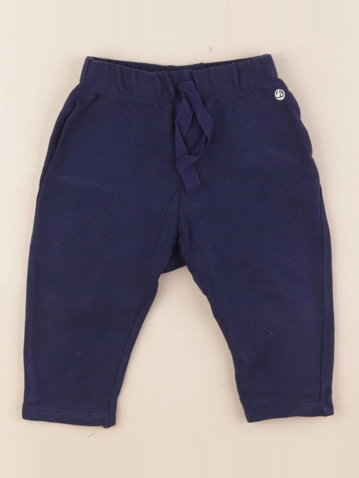 Petit Bateau - sarouel bleu - 12 mois