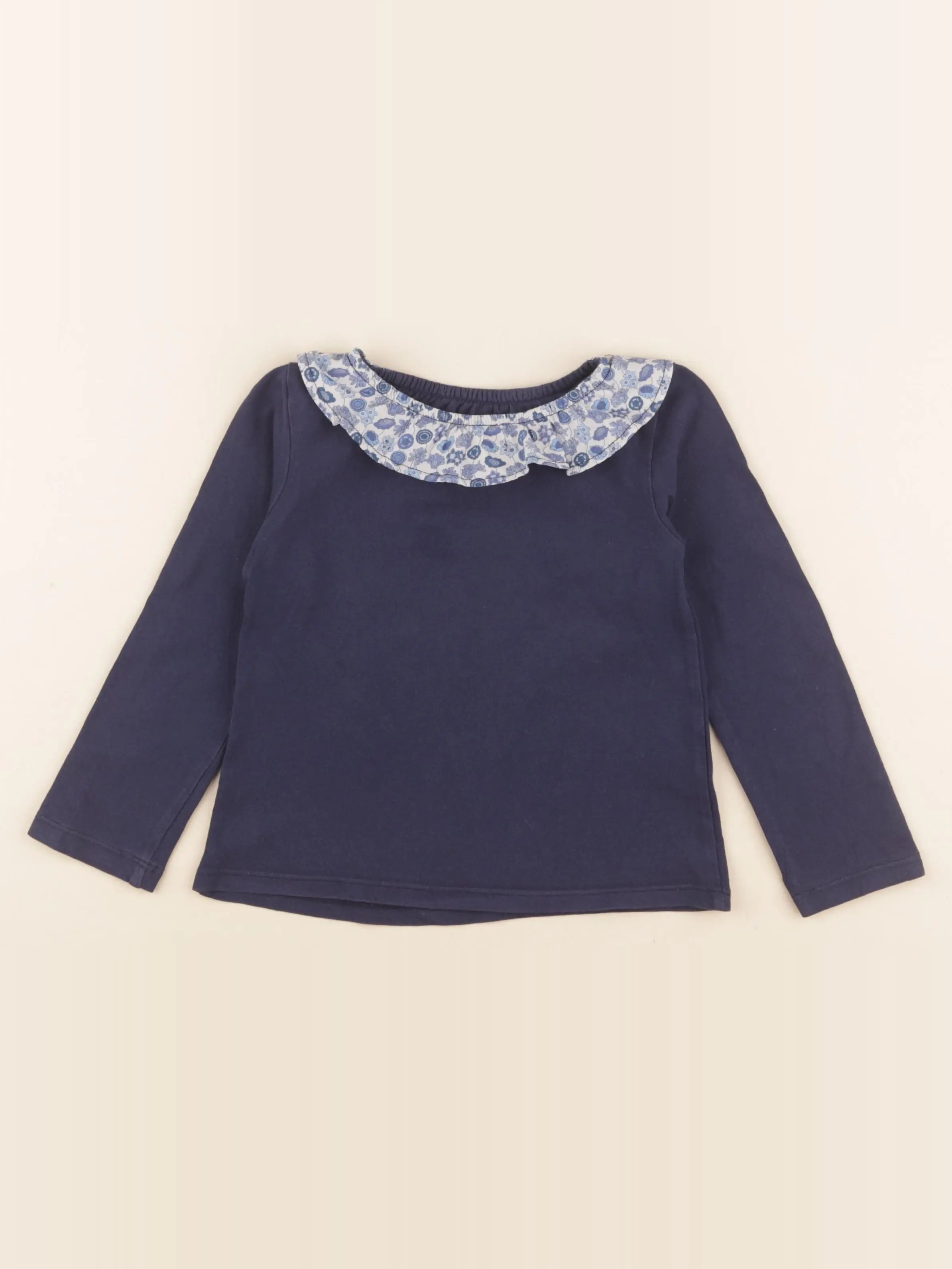 Cyrillus - tee-shirt bleu - 4 ans