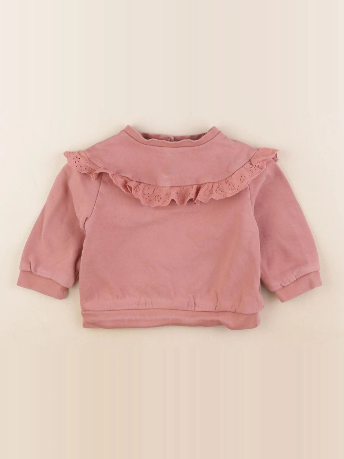 Vertbaudet - sweat rose - 2 ans