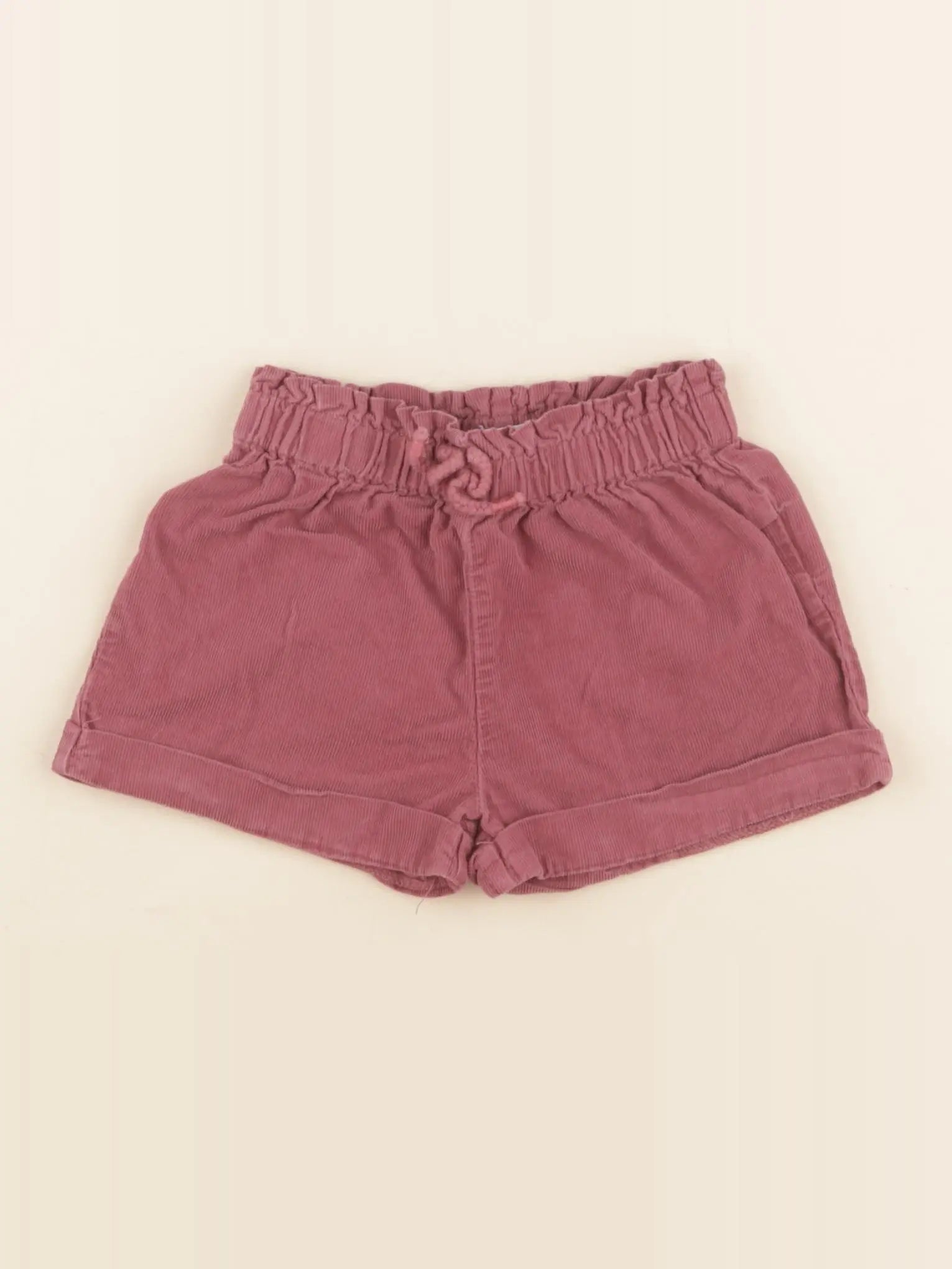 Vertbaudet - short rouge - 18 mois