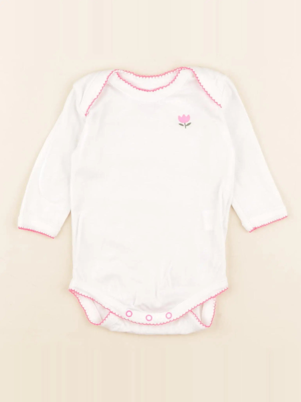 Boutchou - body blanc - 6 mois