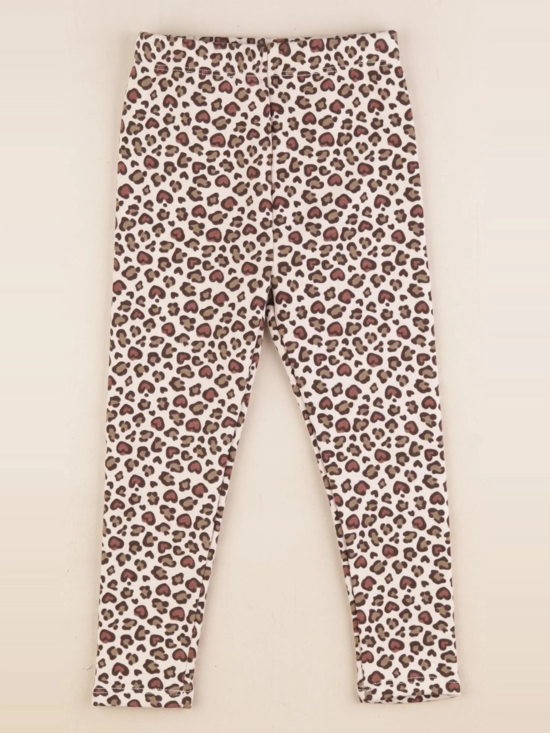Vertbaudet - legging doublé beige, marron - 4 ans