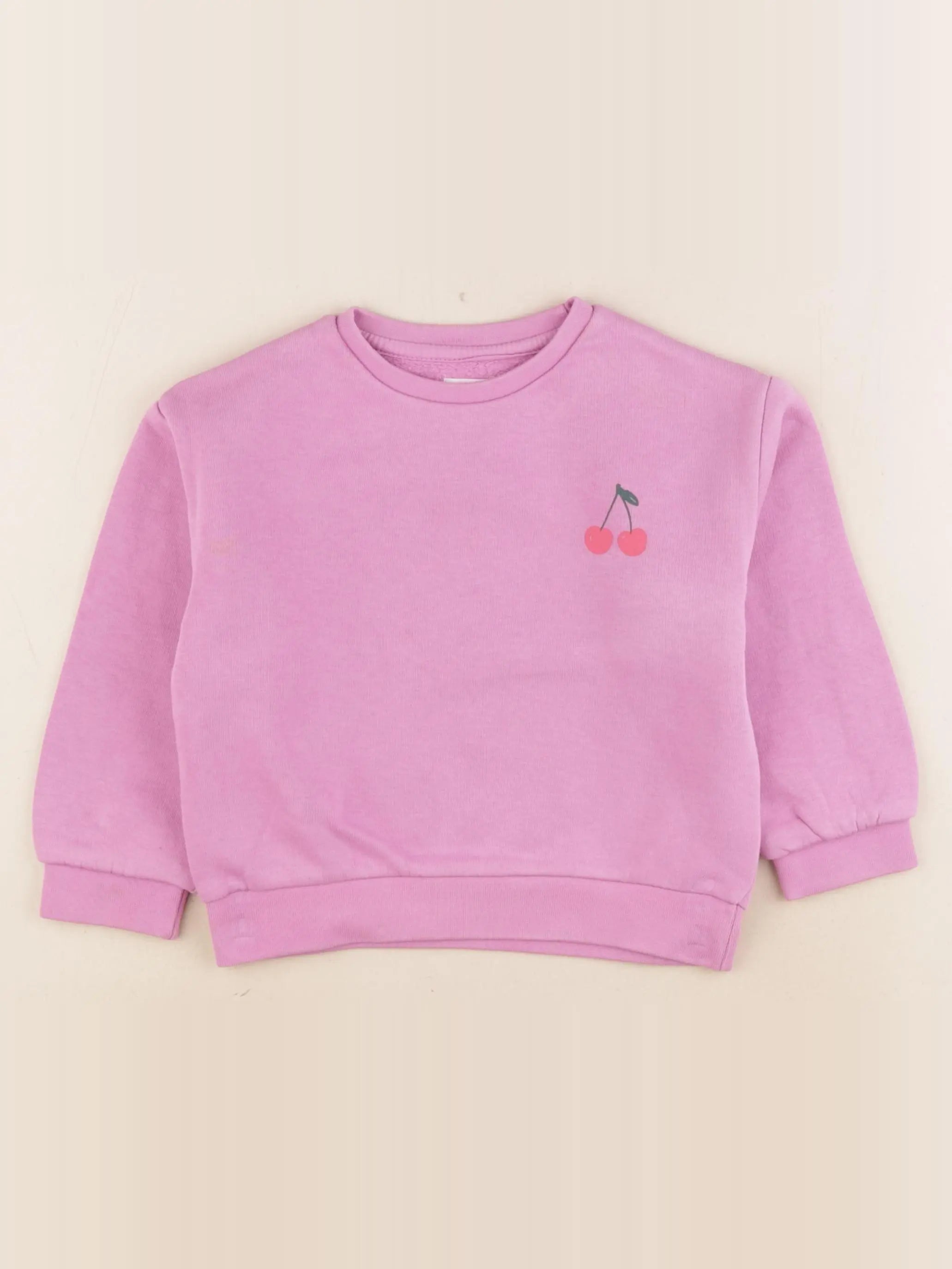 Vertbaudet - sweat rose - 4 ans