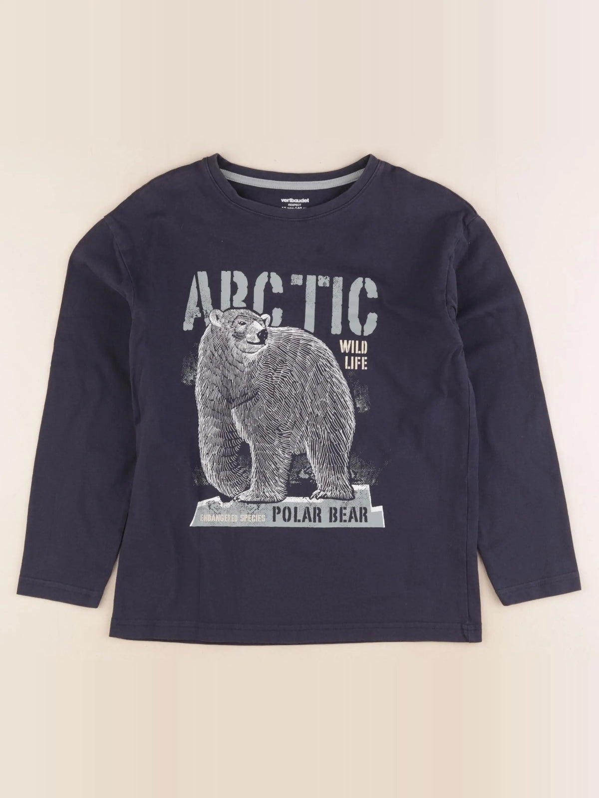 Vertbaudet - tee-shirt bleu - 10 ans