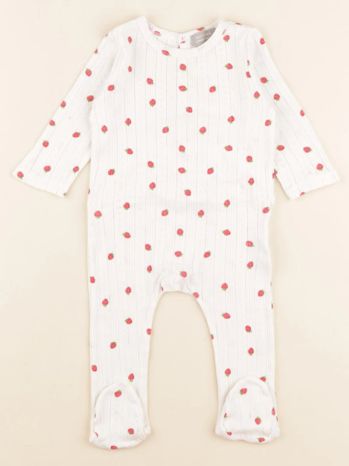 Boutchou - pyjama coton beige - 6 mois