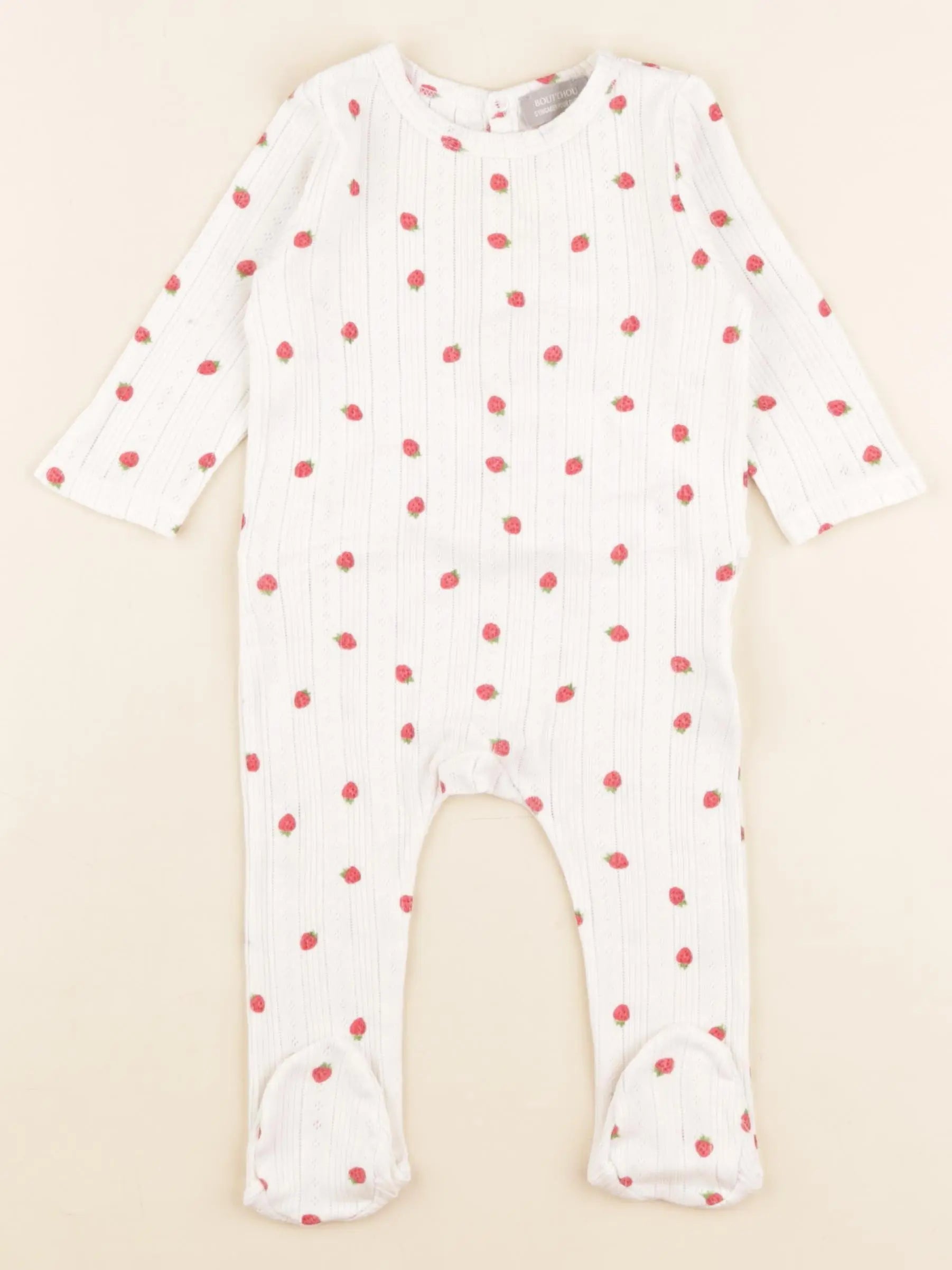 Boutchou - pyjama coton beige - 6 mois
