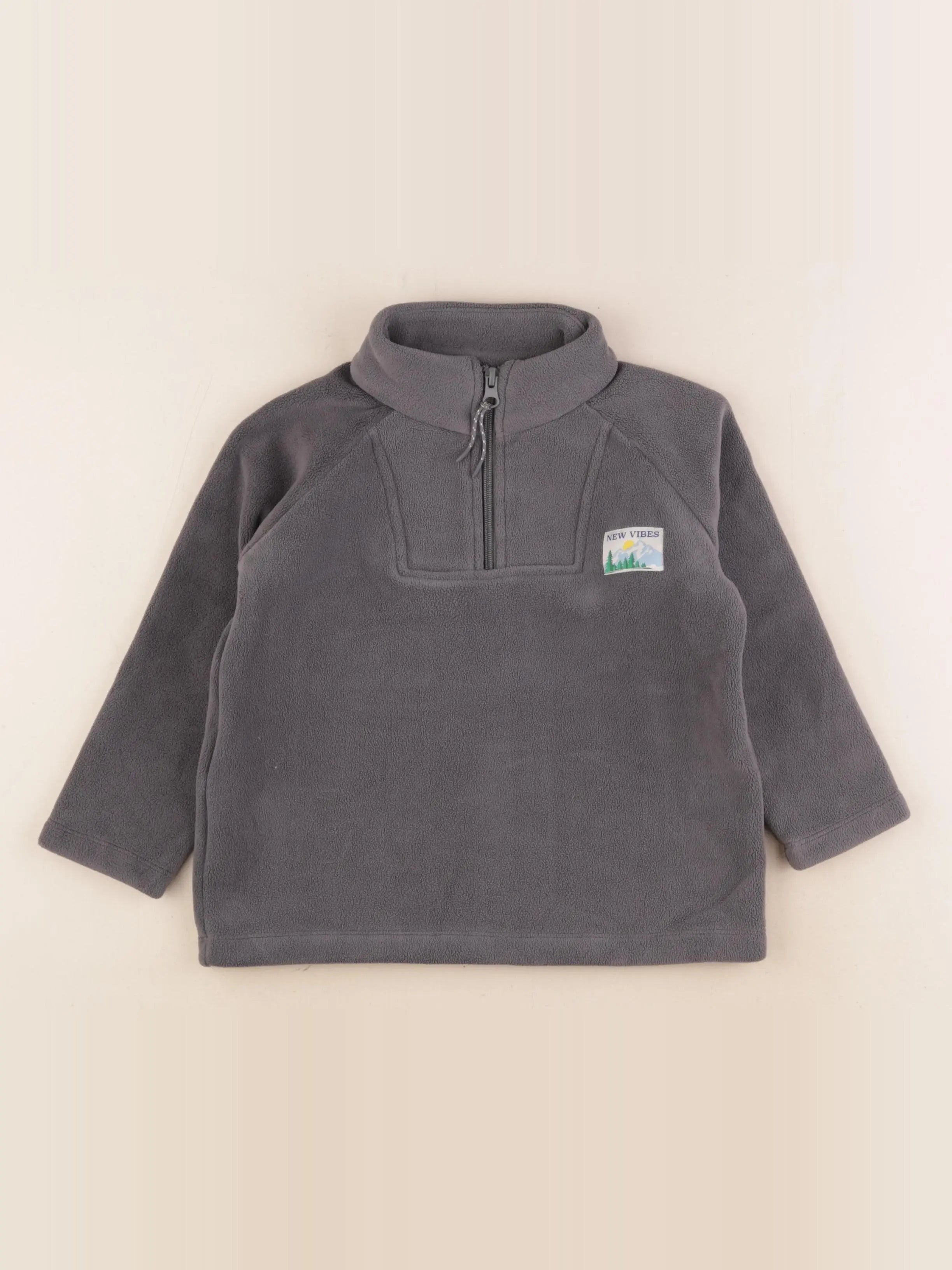 Mango - polaire gris - 3/4 ans