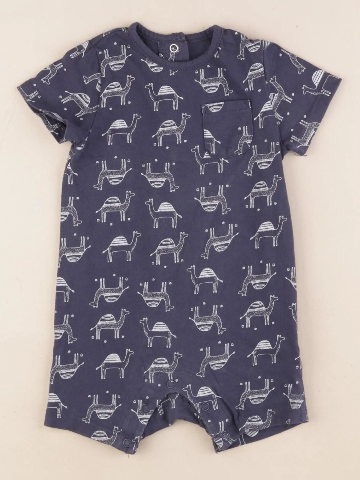 La Redoute - pyjama coton bleu - 9 mois