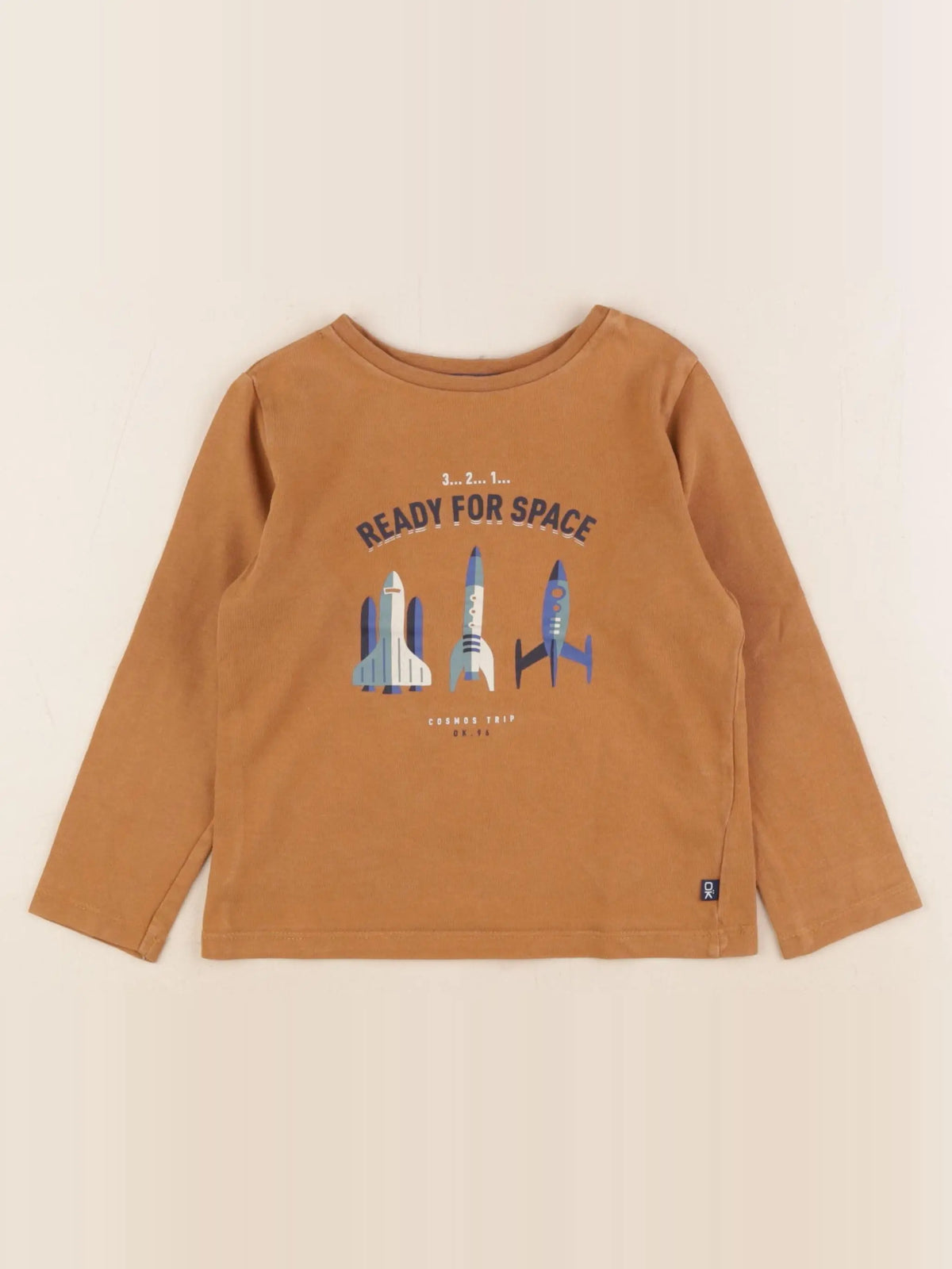 Okaidi - tee-shirt marron - 3 ans