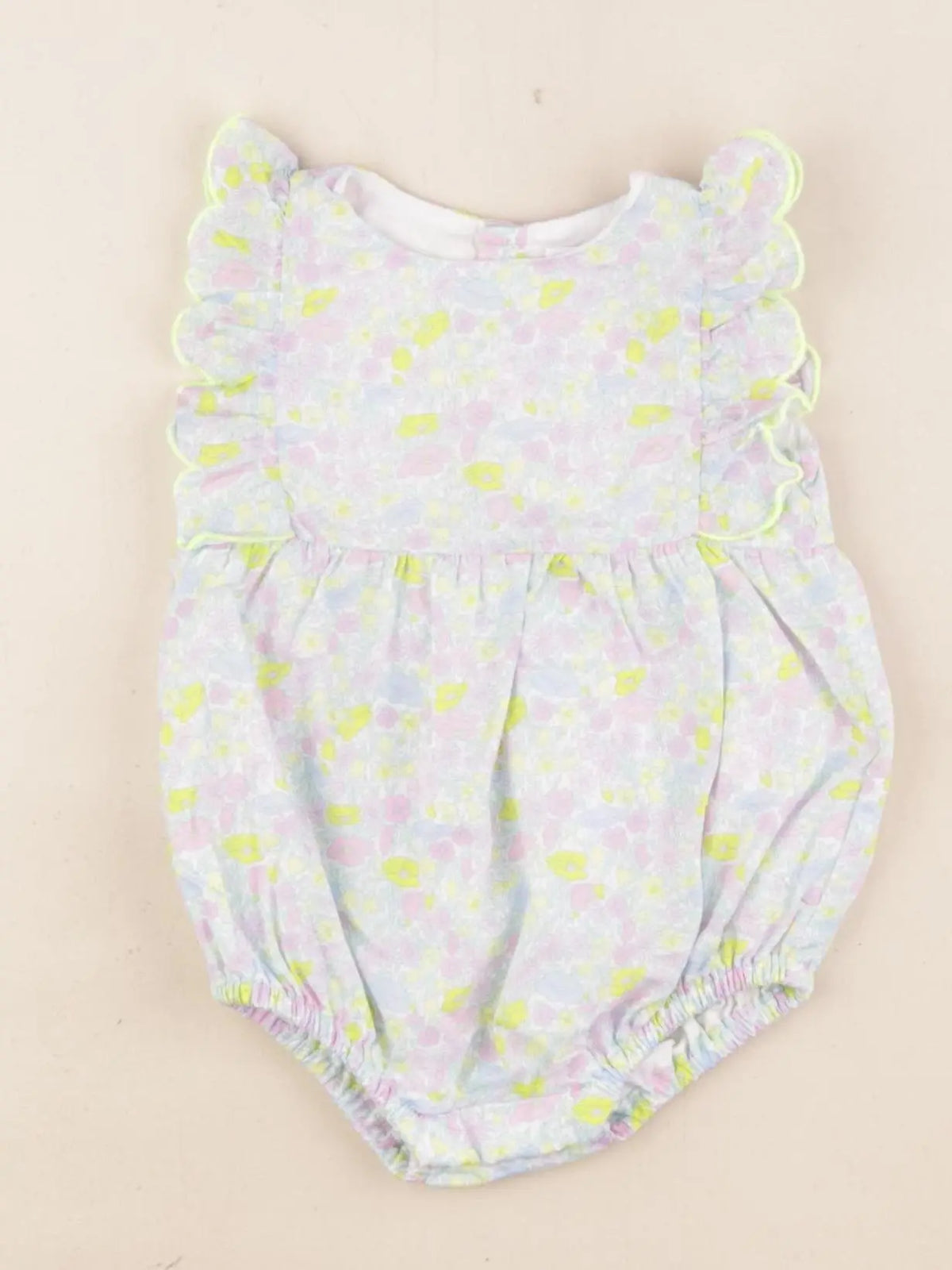 Jacadi - combinaison liberty multicolore - 3 mois