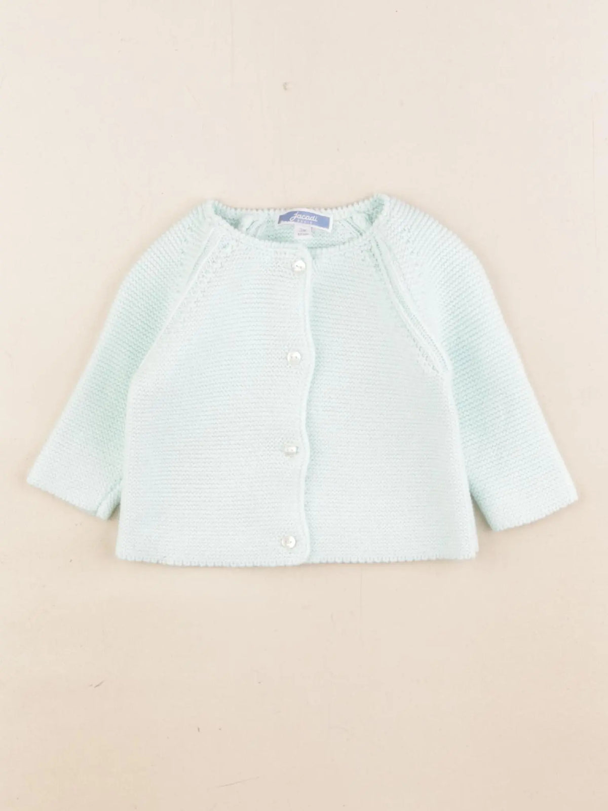 Jacadi - gilet vert - 3 mois