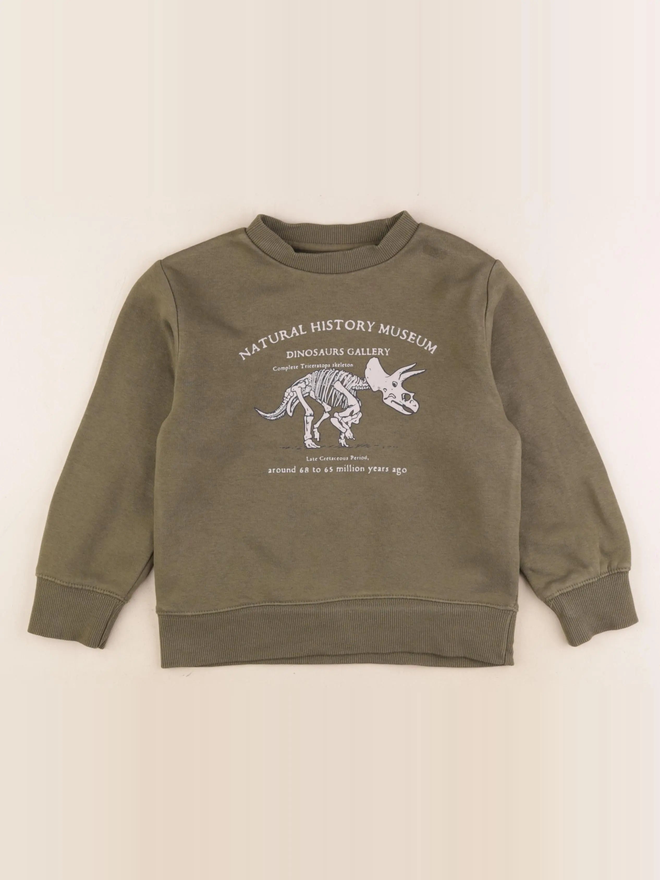 Vertbaudet - sweat vert - 6 ans