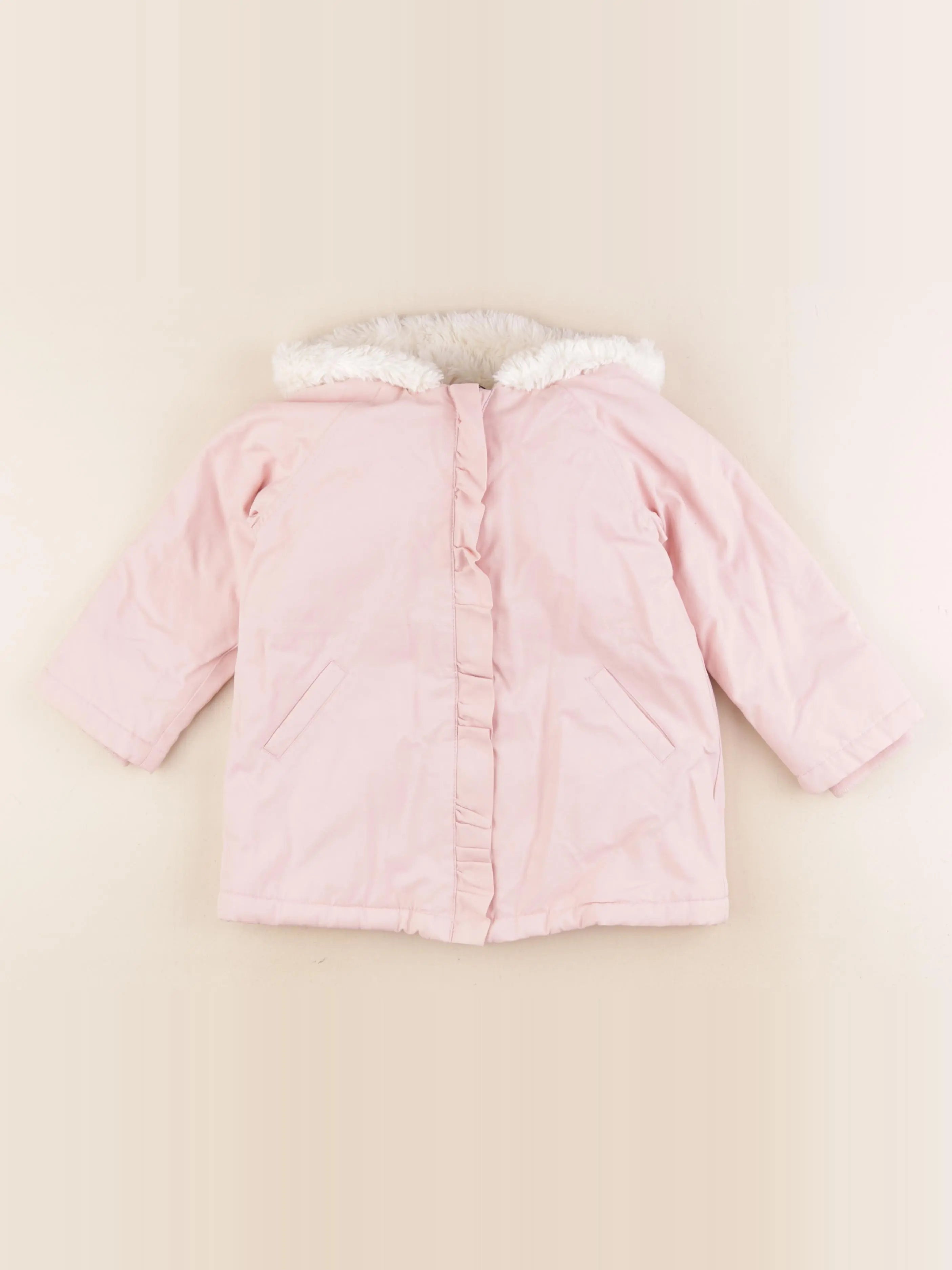 Cyrillus - manteau rose - 36 mois