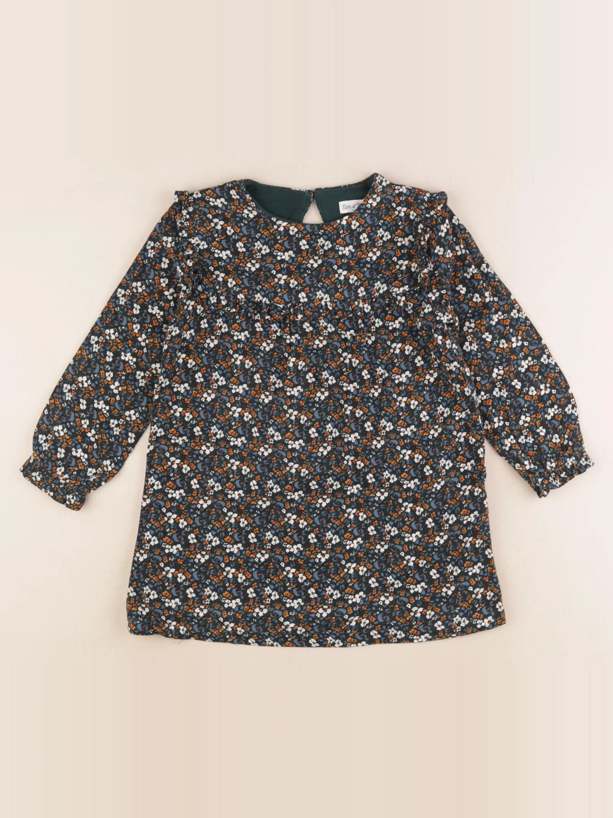 Eden & Victor - robe vert - 4 ans