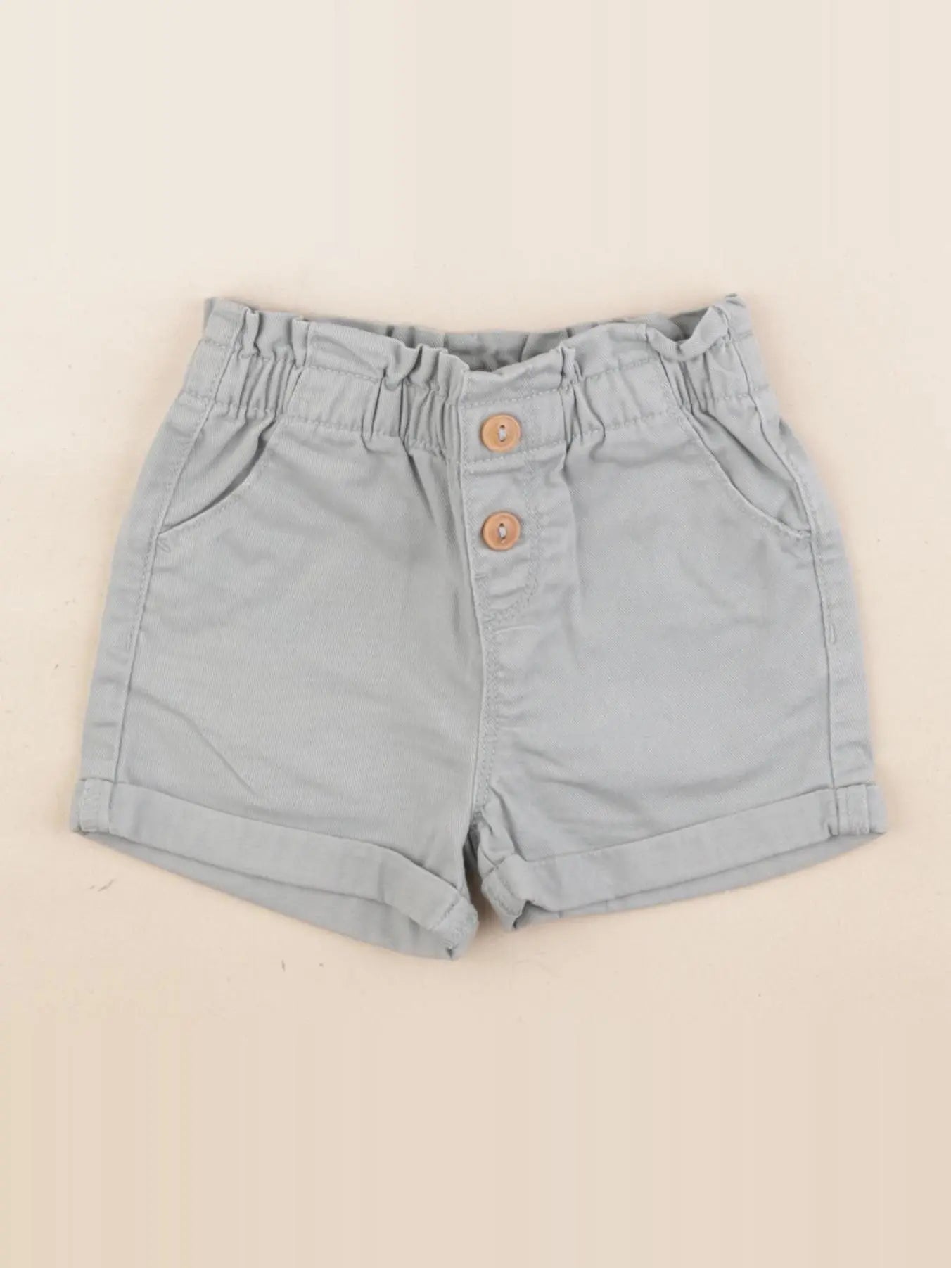 Vertbaudet - short vert - 12 mois